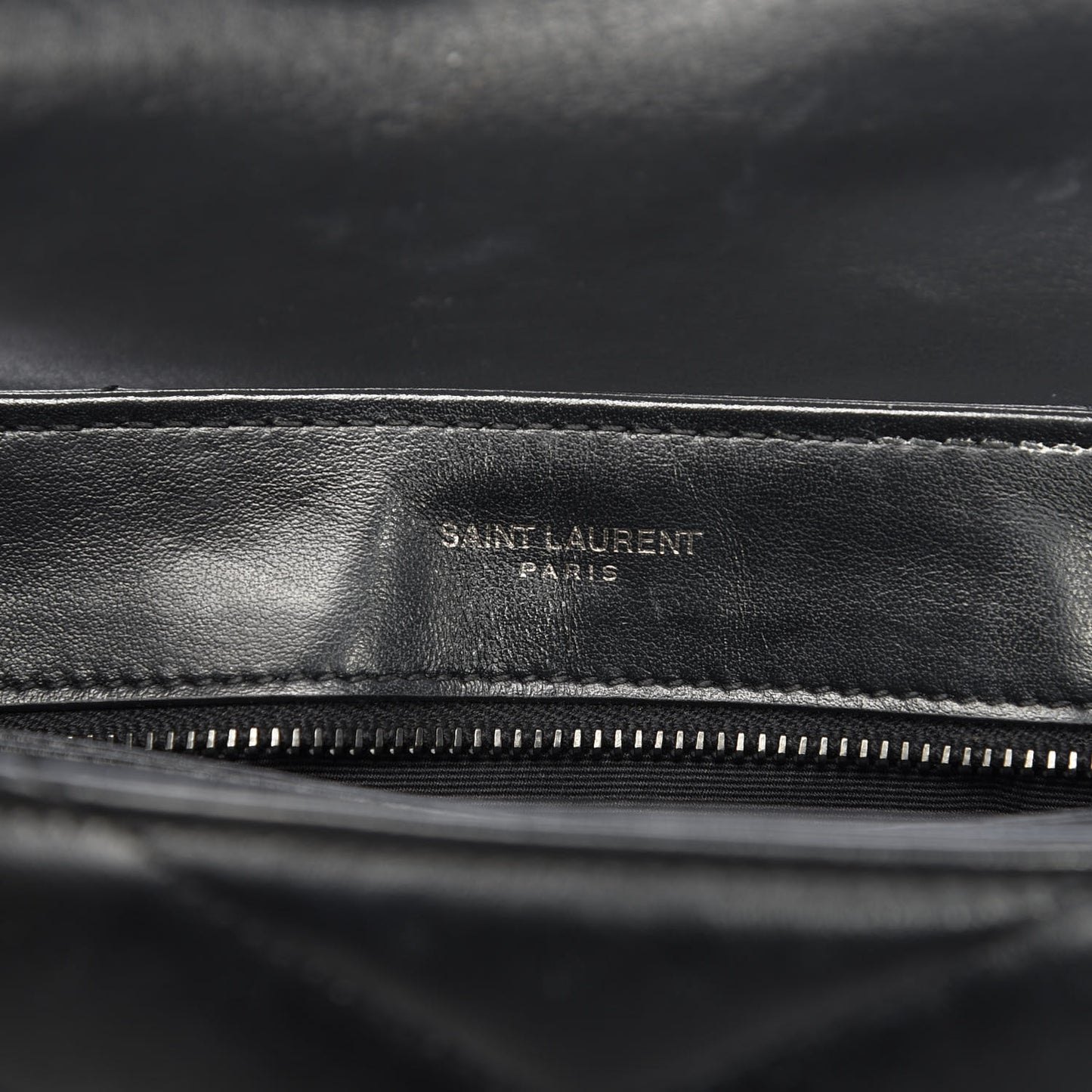 Calfskin Y Quilted Monogram Toy Loulou Crossbody Bag Black
