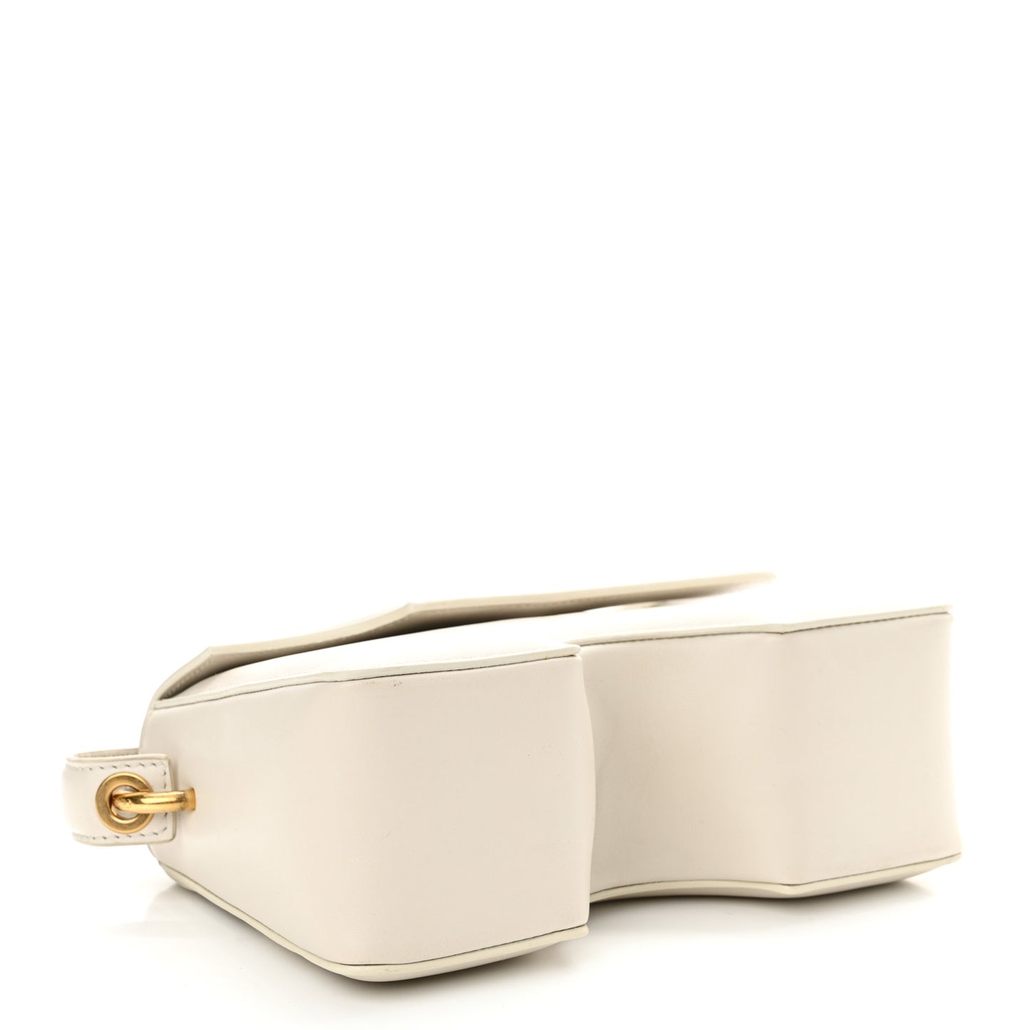 Calfskin Burrow 22 Shoulder Bag Beige
