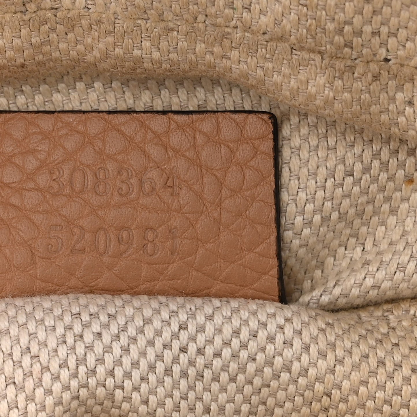 Pebbled Calfskin Small Soho Disco Bag Camelia