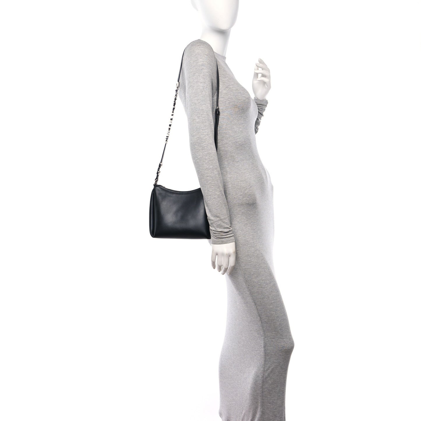 Smooth Calfskin Marquess Crossbody Bag Black