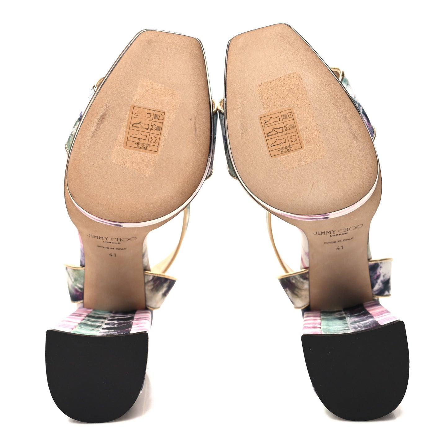 Satin Tie Dye Jax 125 Sandals 41 41 Multicolor