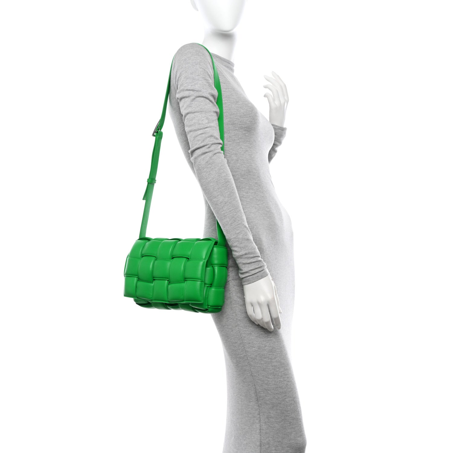 Bottega Veneta Nappa Maxi Intreccio Padded Cassette Crossbody Bag Parakeet 2 of 10