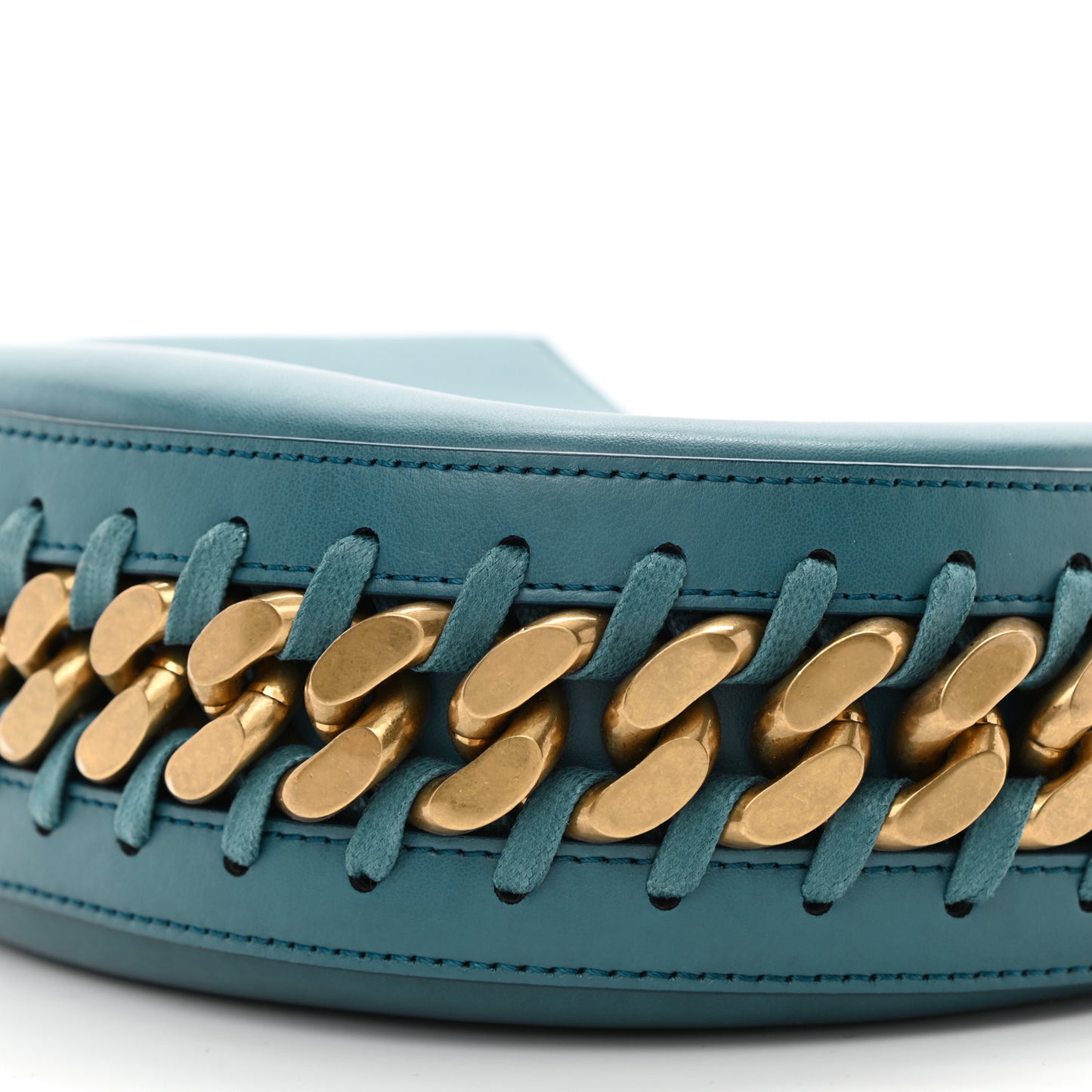 Eco Alter Nappa Medium Frayme Shoulder Bag Teal