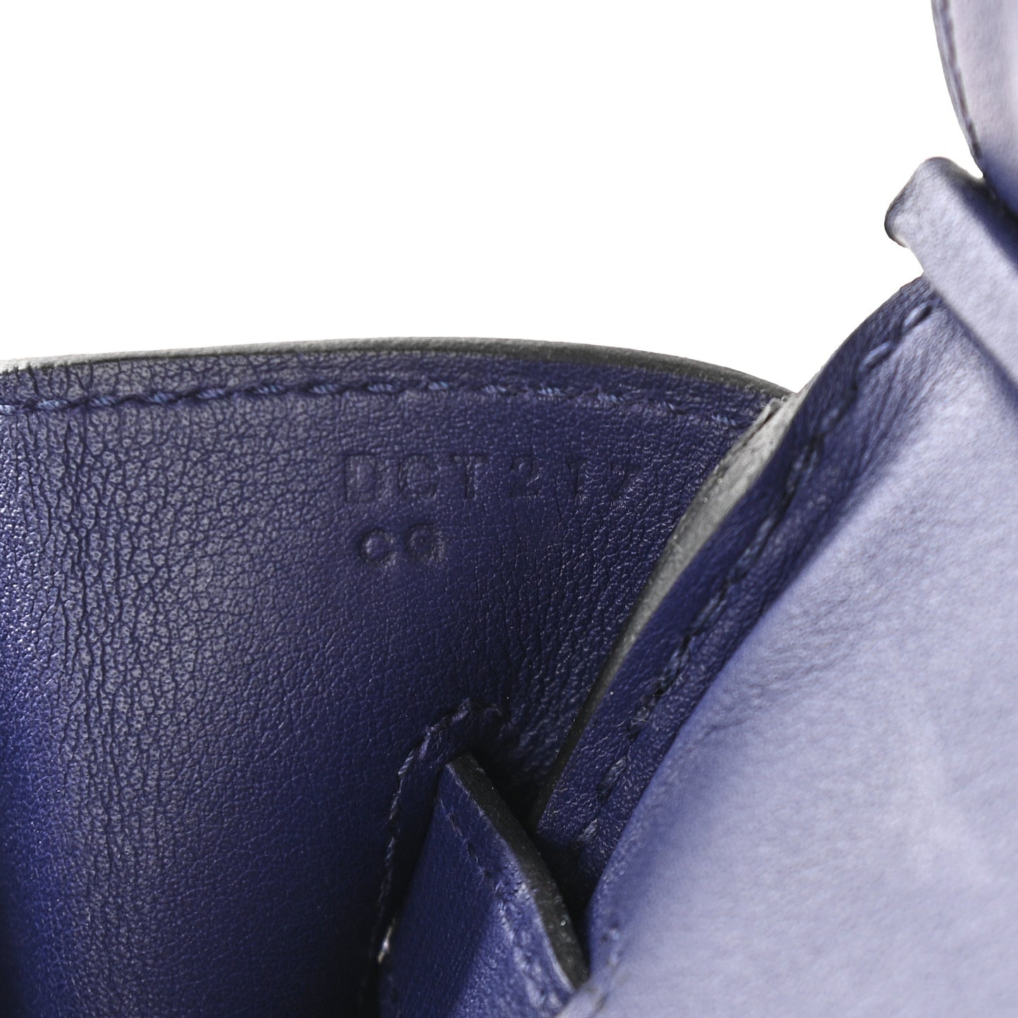 Swift Epsom Tressage Birkin 35 Bleu Encre Bleu Du Nord Gold