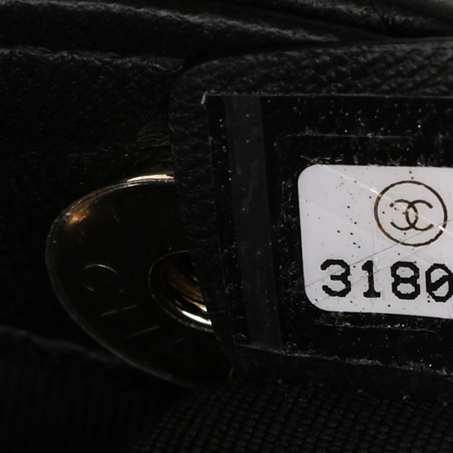 Lambskin Quilted Tiny Shopping Clutch With Chain Black