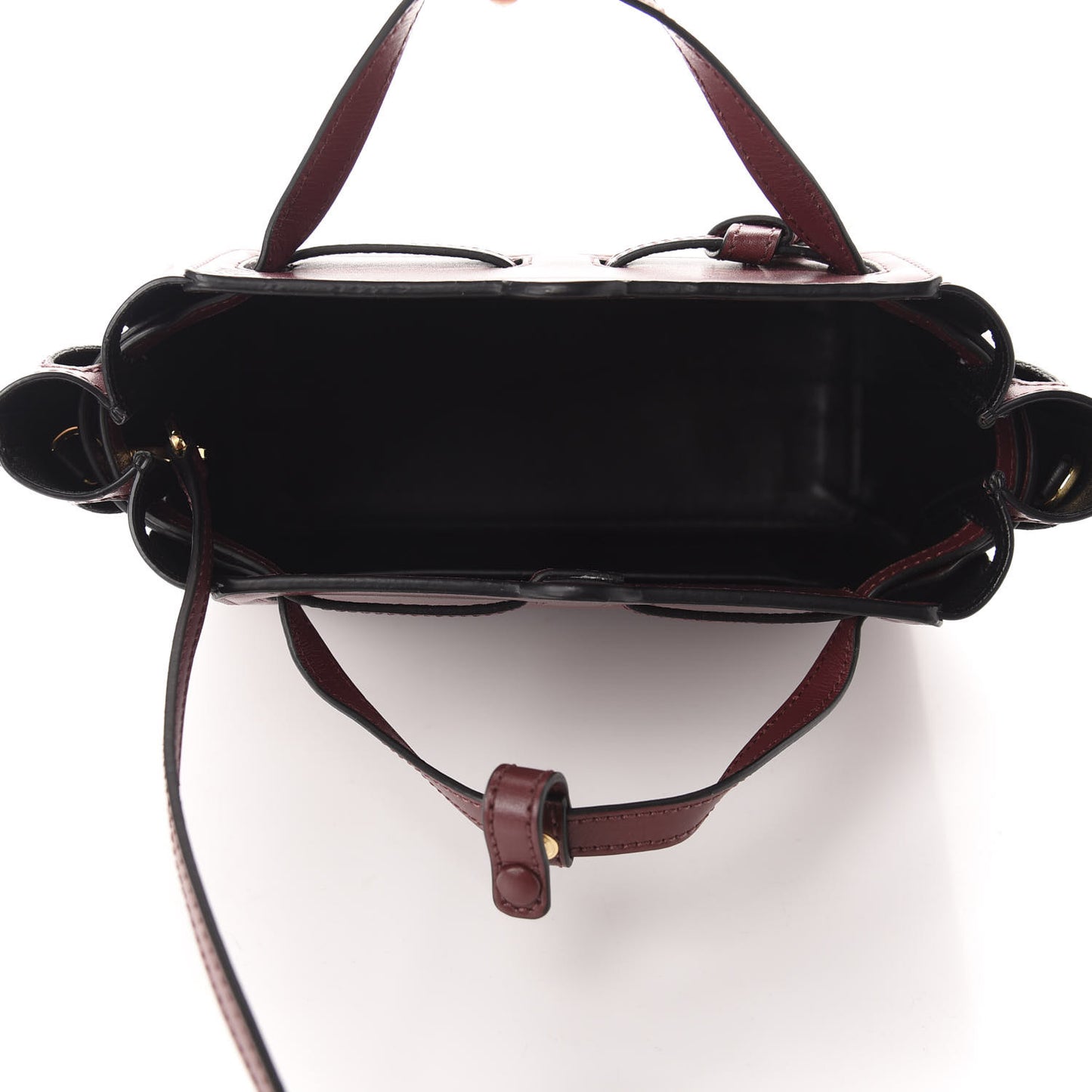 Boxcalf Lazo Tote Burgundy
