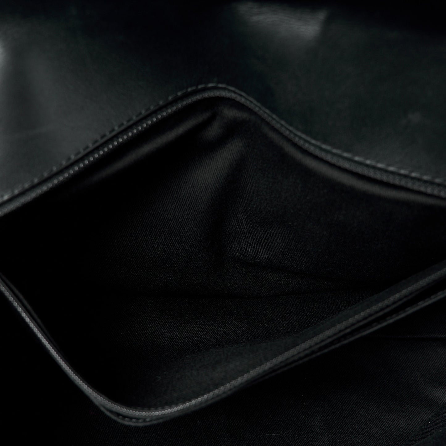 Calfskin Quilted In The Business Flap Bag Black