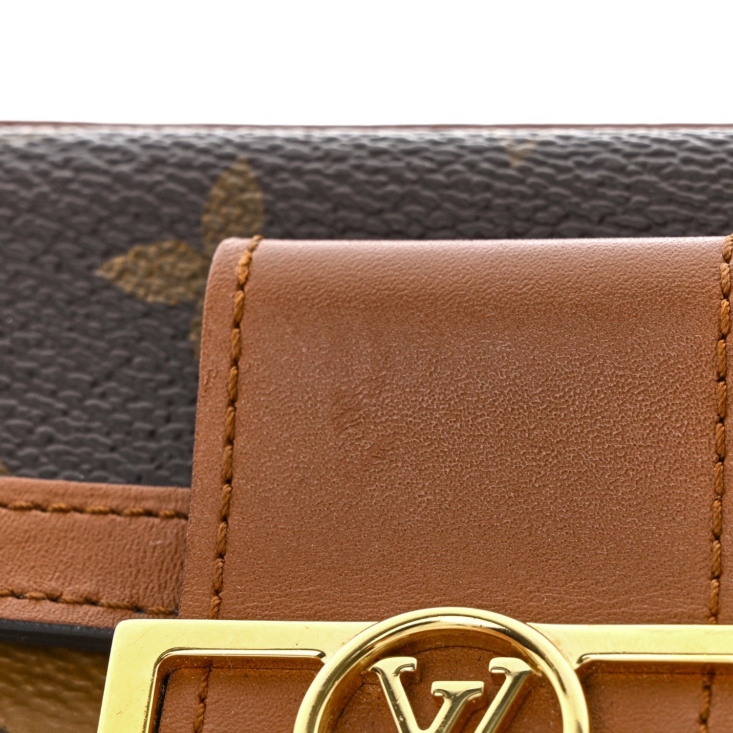 Louis Vuitton Reverse Monogram Mini Dauphine Chain Wallet 9 of 9