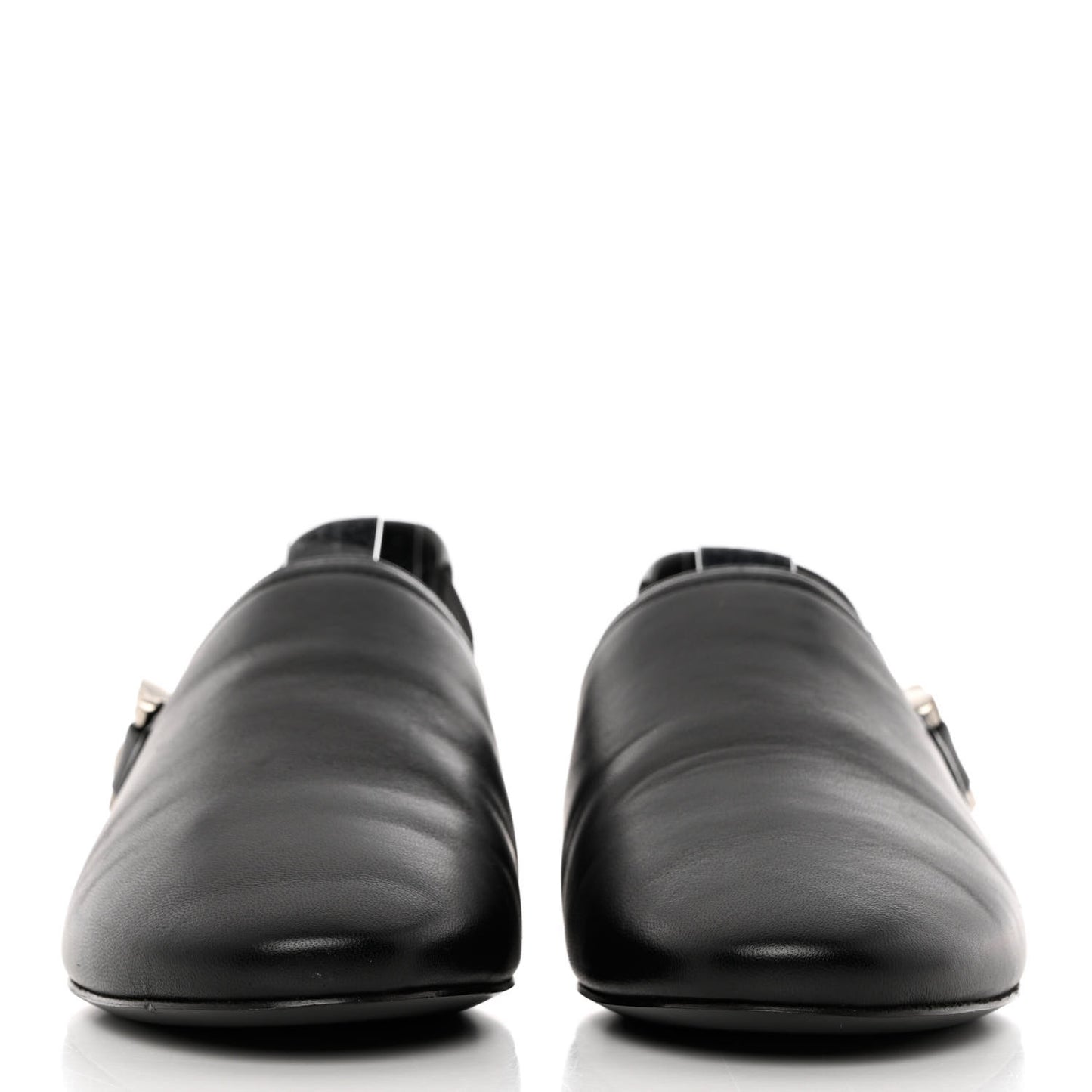 Lambskin Chain Mule 36.5 Black