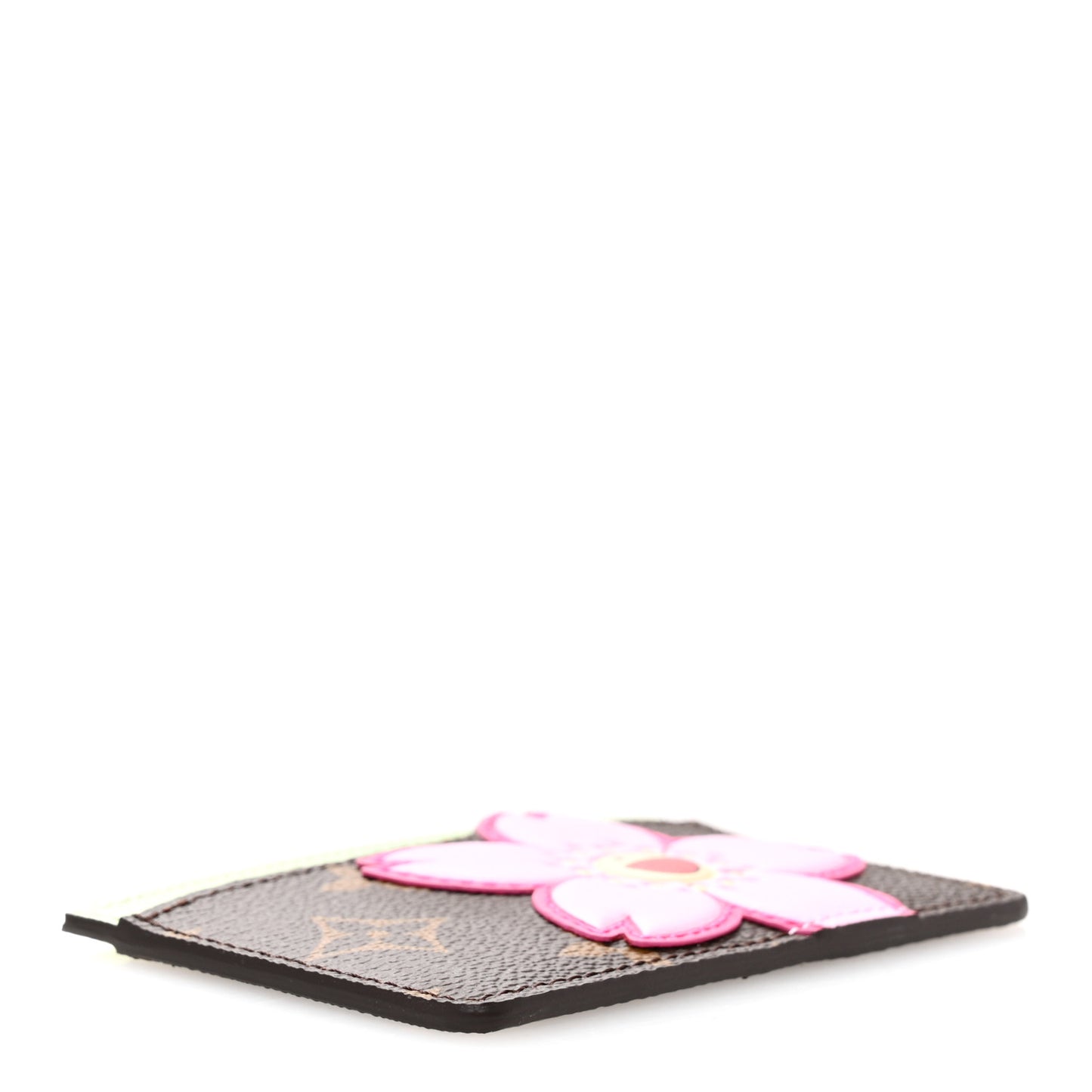 LV X TM Monogram Cherry Blossom Card Holder Sakura Brown