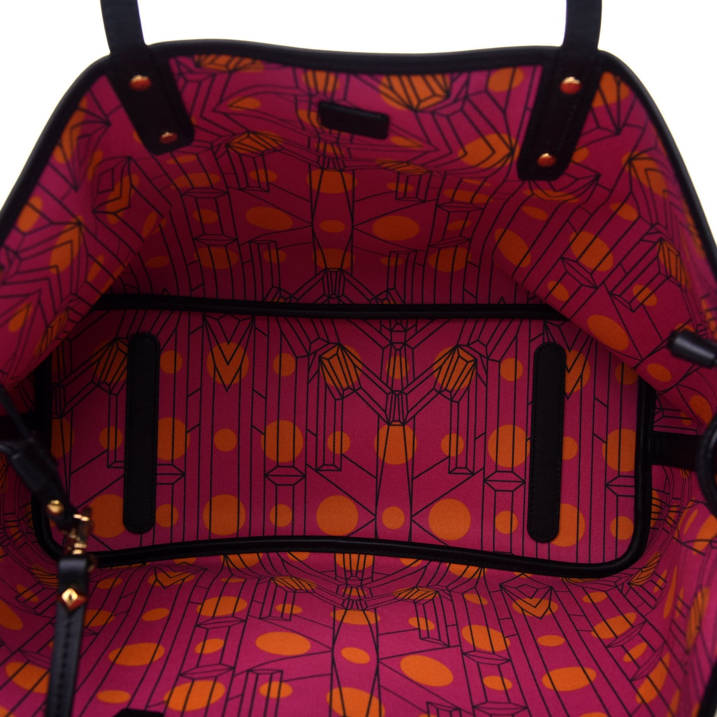 Visetos Medium Project Reversible Shopper Tote Cognac