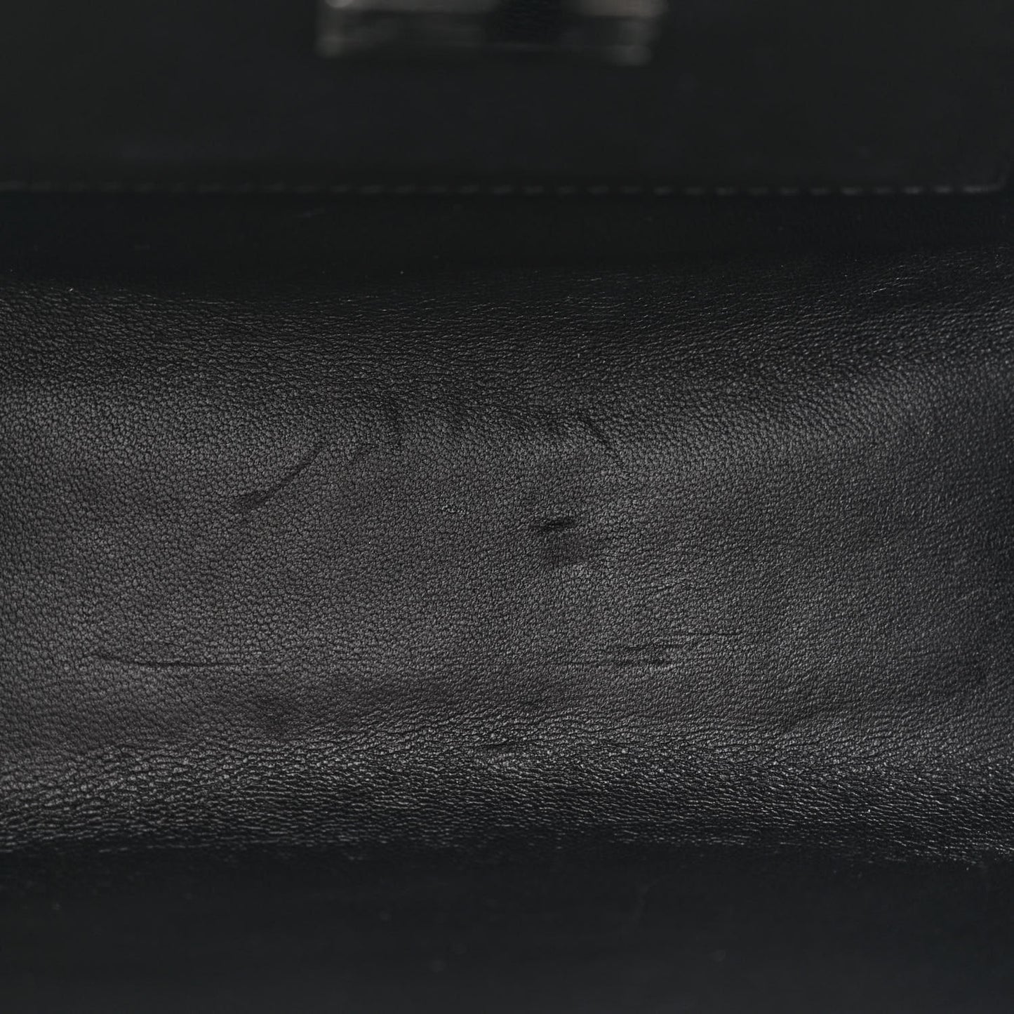 Patent Cosmo T Lock Chain Bag Black