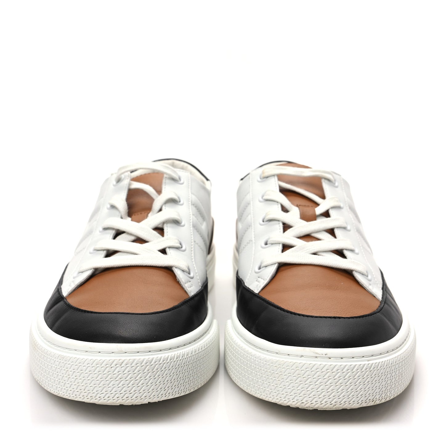 Calfskin Deep Sneakers 42 White Naturel Black