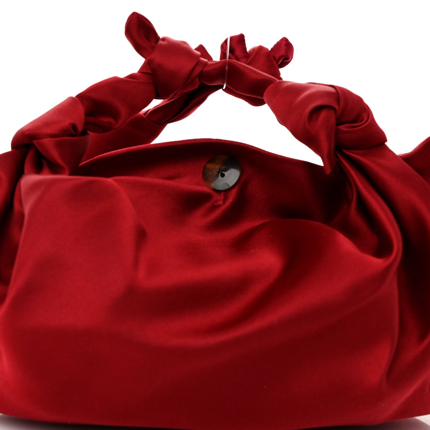 Satin The Ascot Bag Burgundy