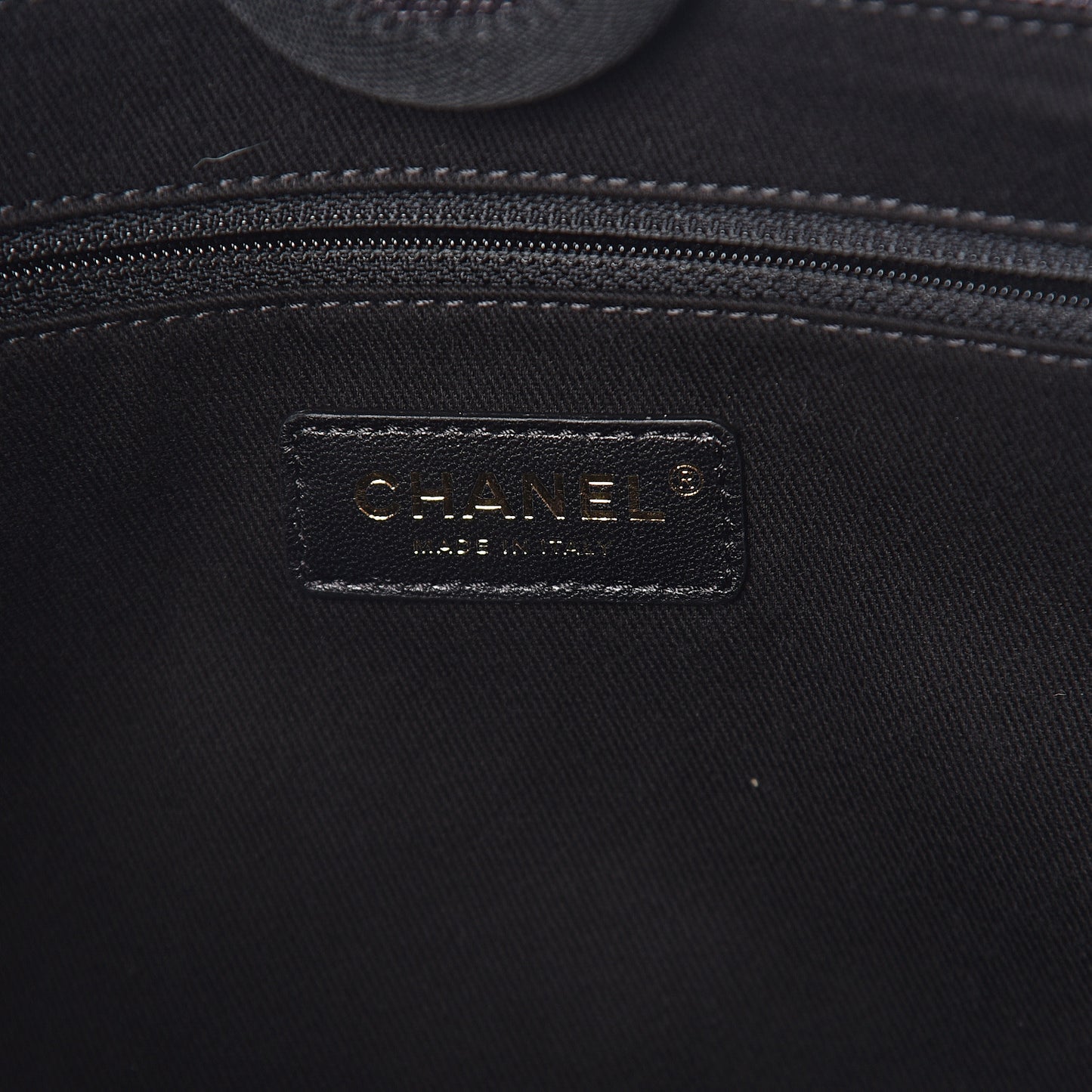 Mixed Fibers Striped Small Deauville Tote Black