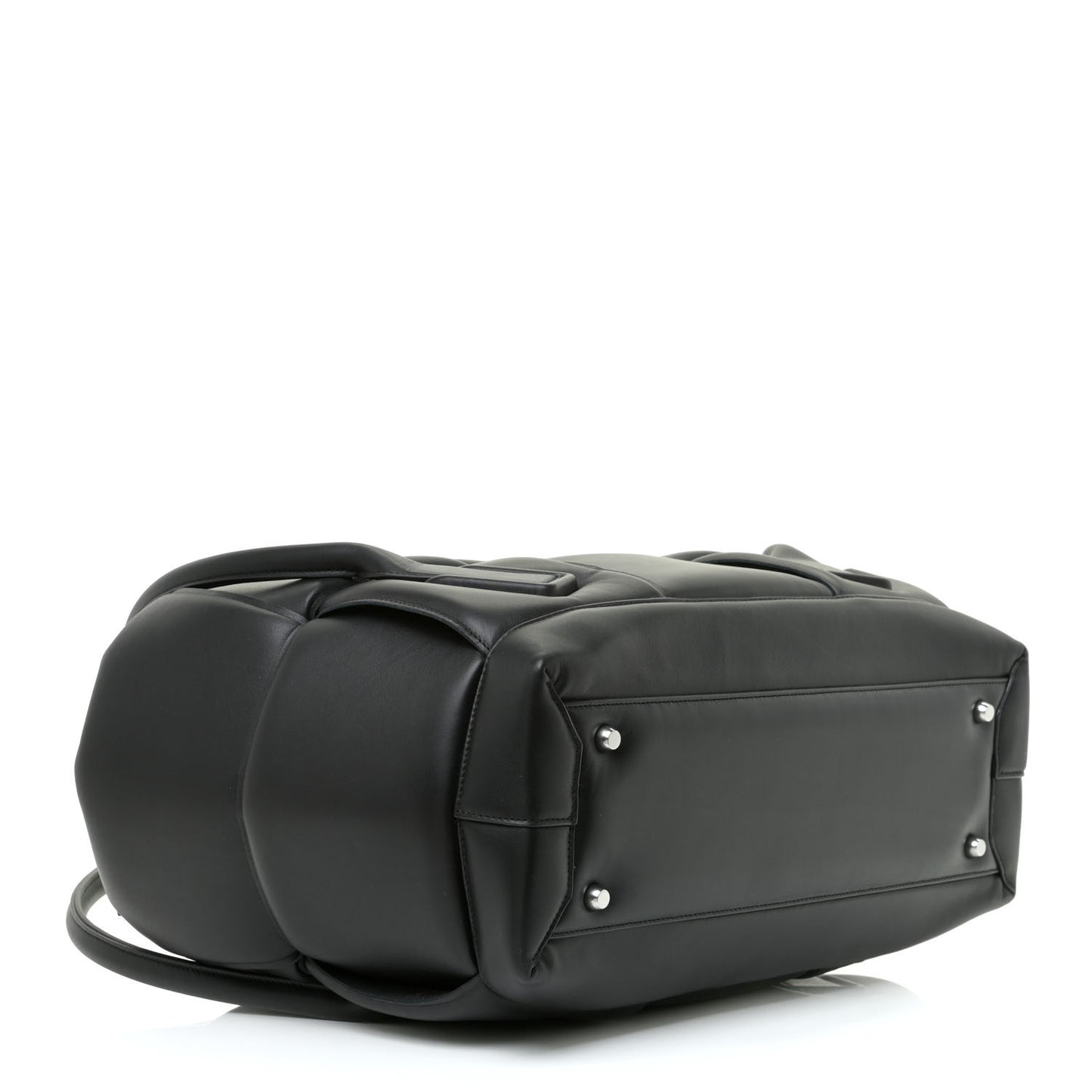 Nappa Maxi Intrecciato Padded Large Arco Black