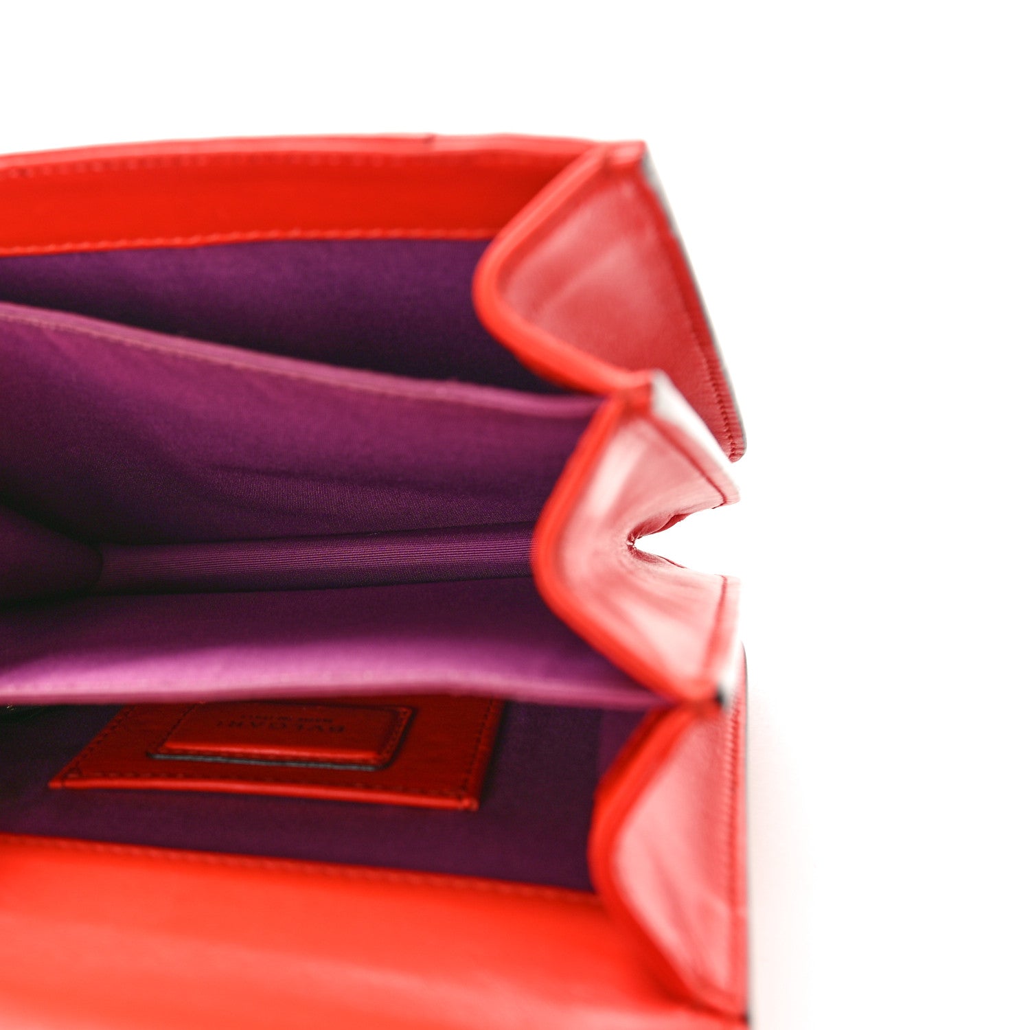Bulgari Calfskin Serpenti Forever Top Handle Red 6 of 11