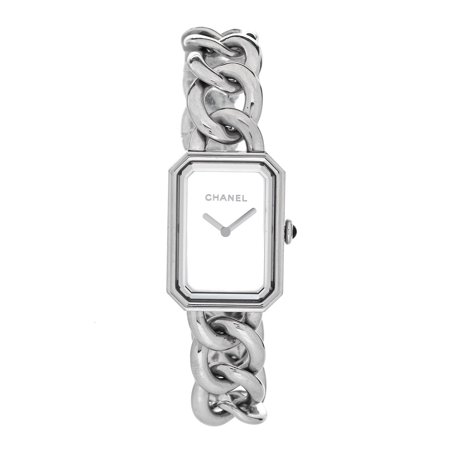Chanel Stainless Steel Mother of Pearl 20mm Chain Premiere Quartz Watch 1 of 5