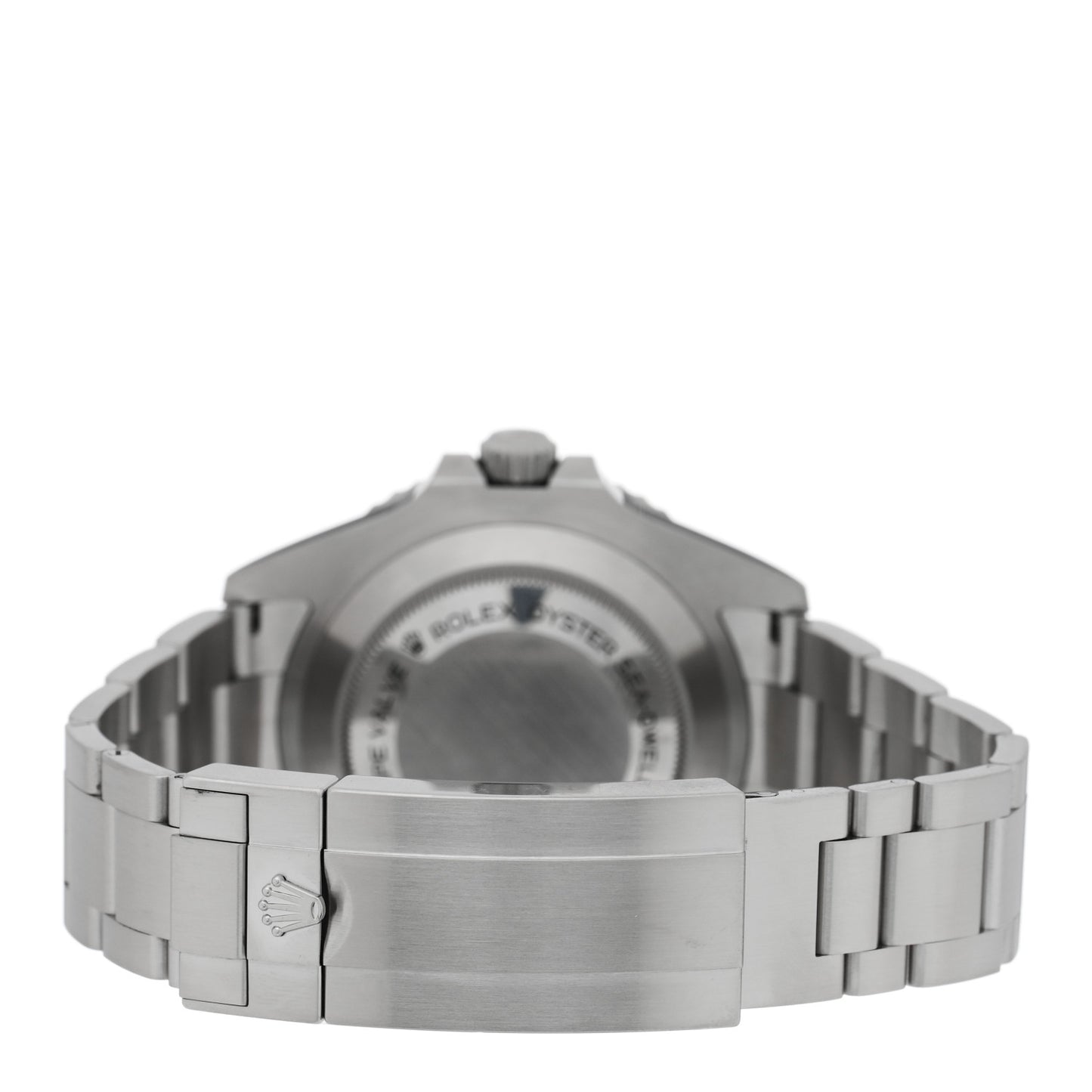 Stainless Steel 43mm Oyster Perpetual Date Sea-Dweller Watch Black 126600
