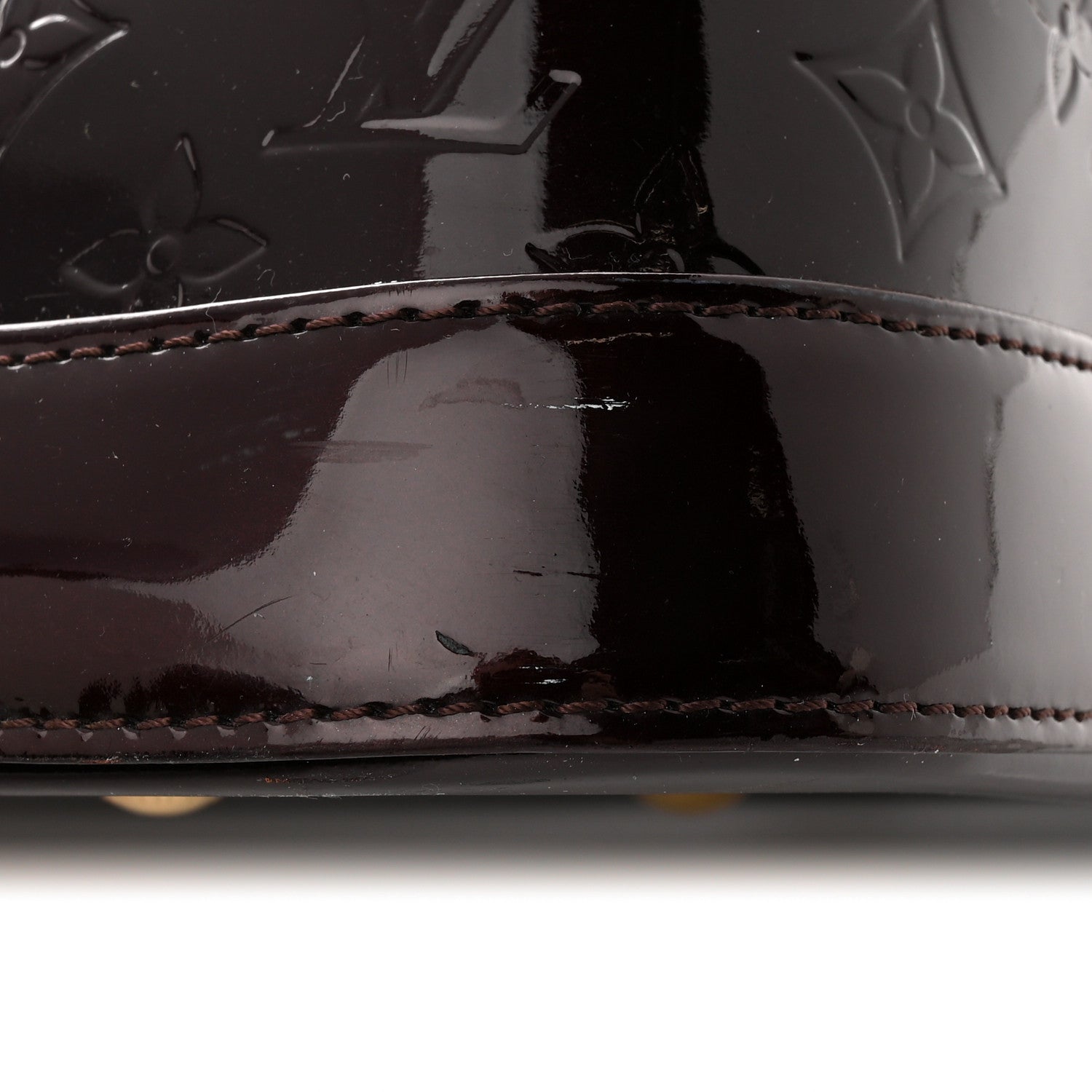 Louis Vuitton Vernis Alma GM Amarante 16 of 16