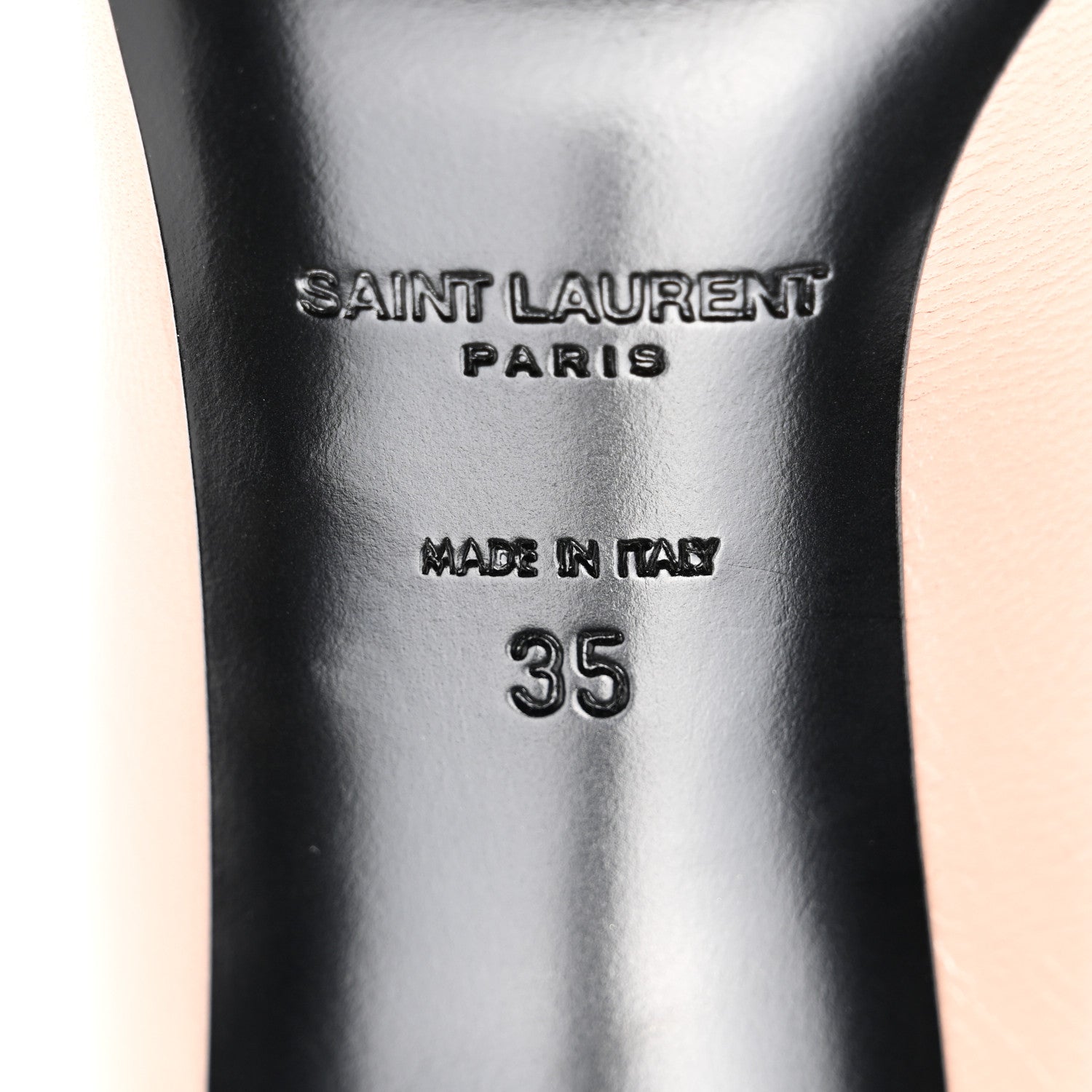 Saint Laurent Calfskin Pumps 35 Pale Pink 6 of 9