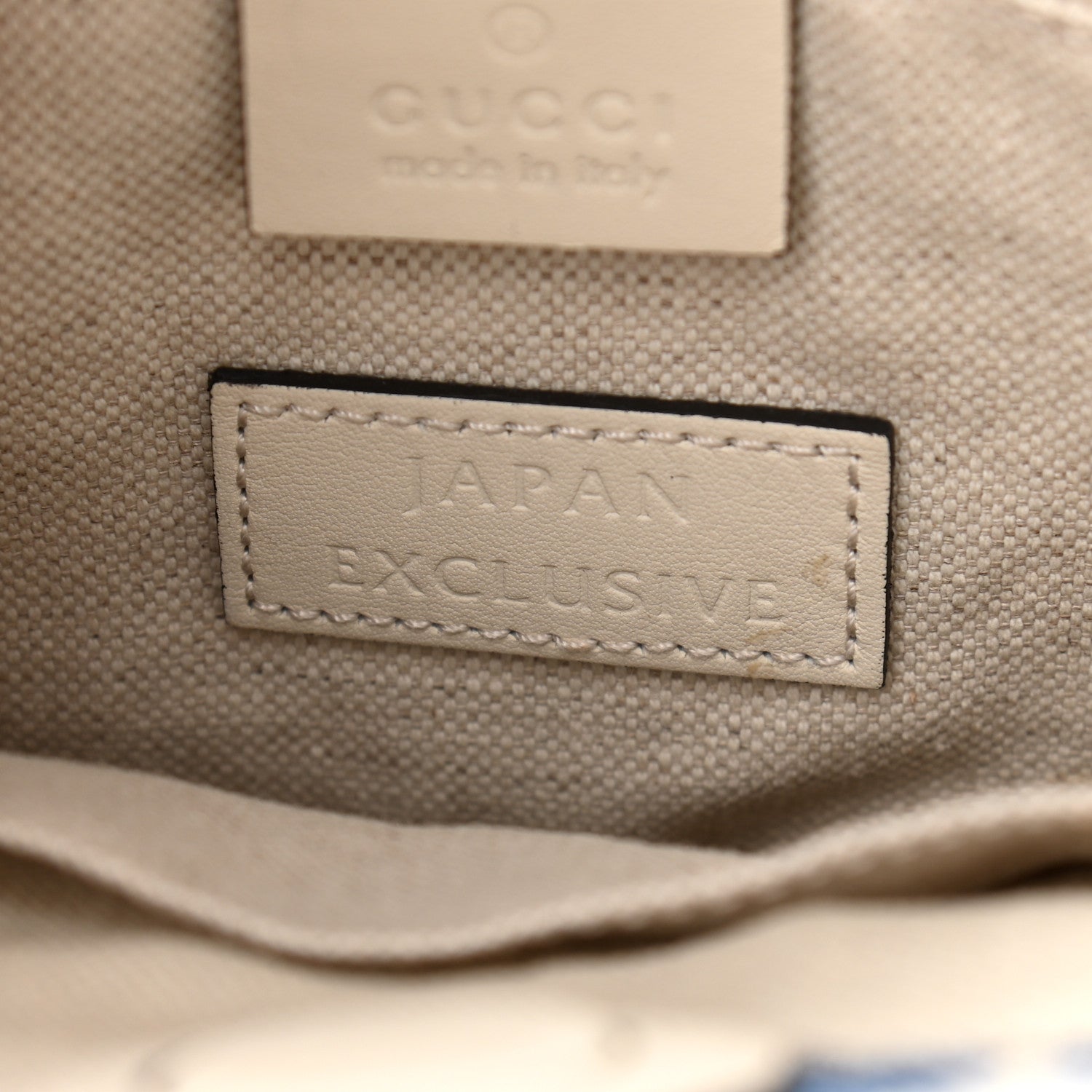 Gucci Canvas Herbarium Print Ribbon Top Handle Bag Blue 9 of 12