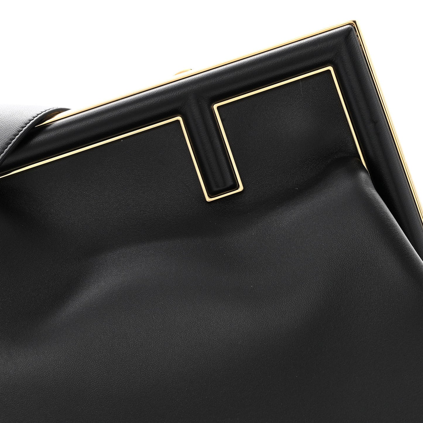 Shiny Nappa Medium Fendi First Black