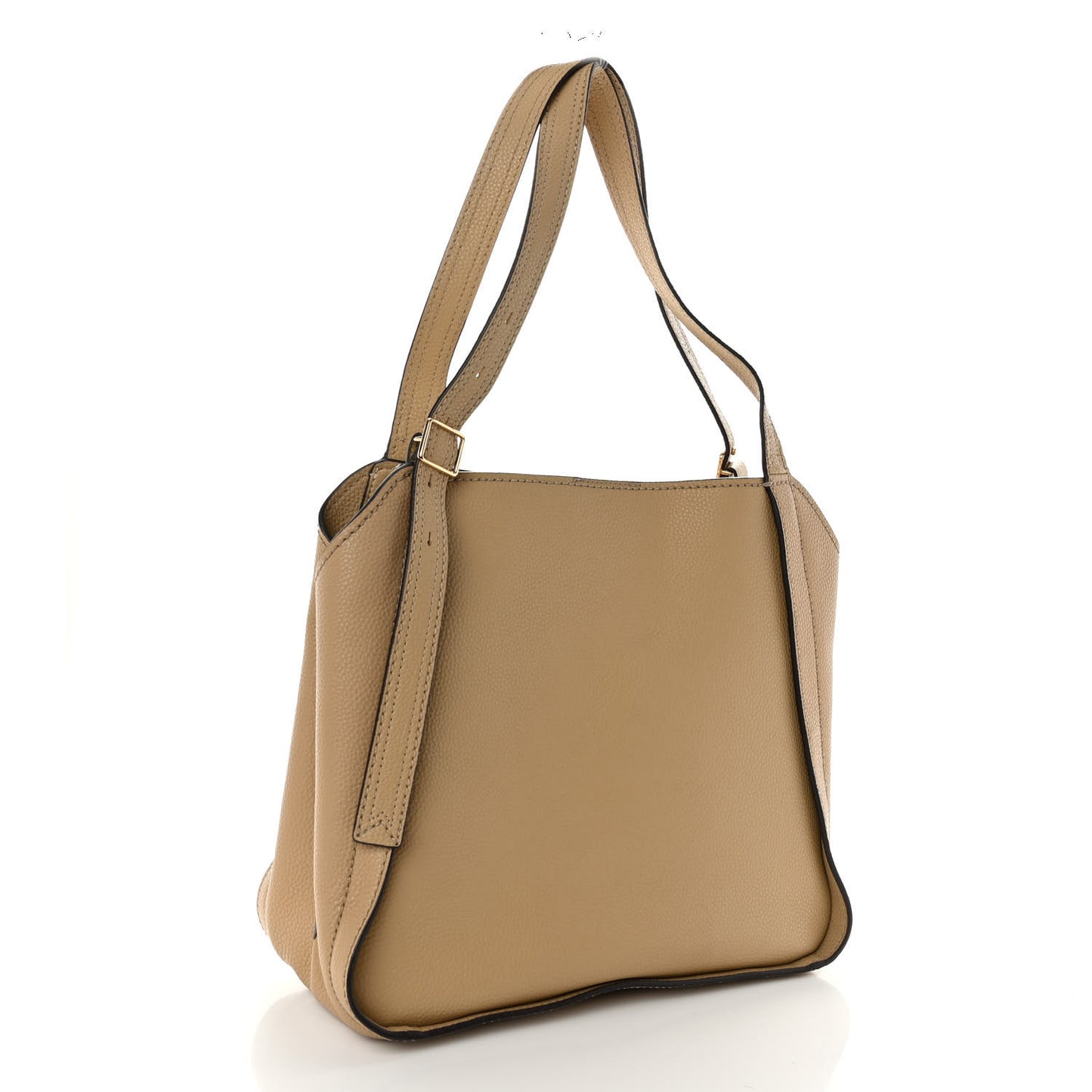 Grained Calfskin The Director Tote Beige