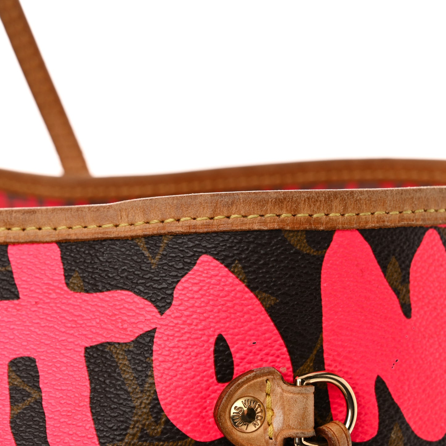 Monogram Graffiti Neverfull GM Fuchsia