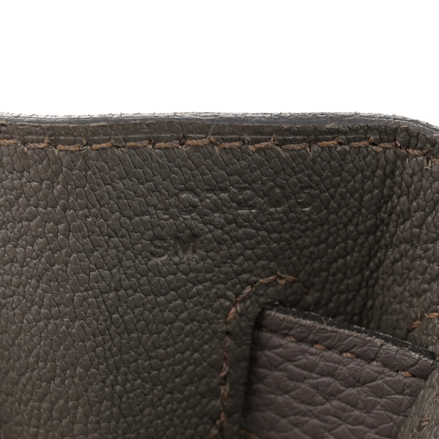 Hermes Togo Kelly Retourne 35 Etain 7 of 14