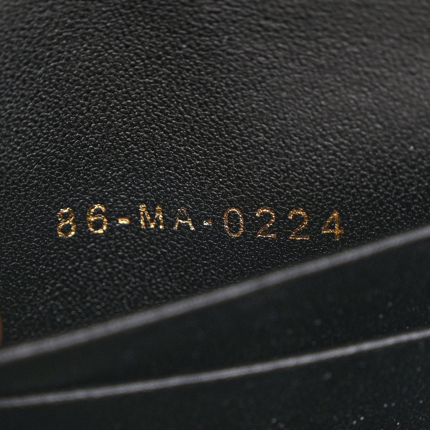 Lambskin Cannage Dior Talk Phone Pouch Black