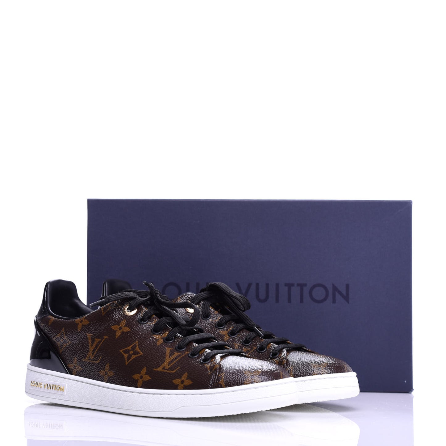 Patent Monogram Frontrow Sneakers 41