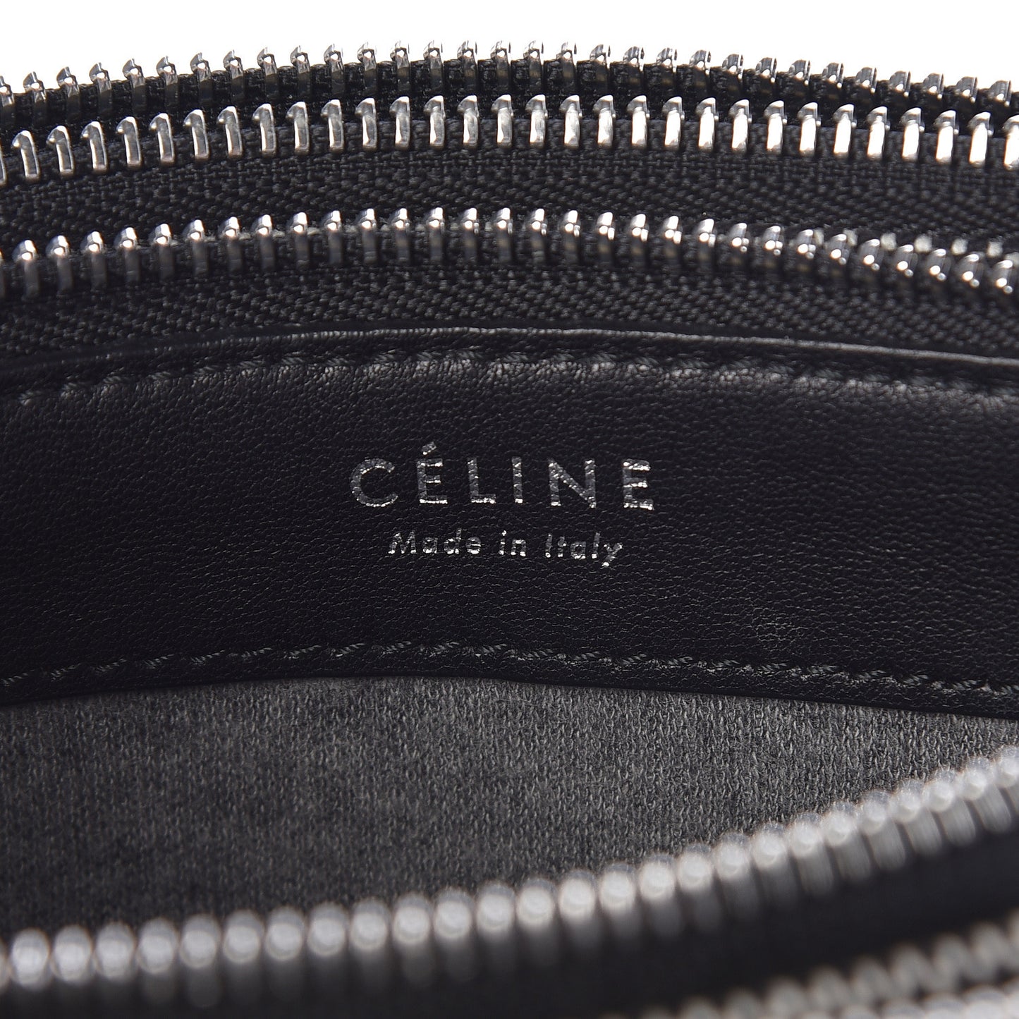 Cotton Canvas Large Trio Crossbody Bag Black White