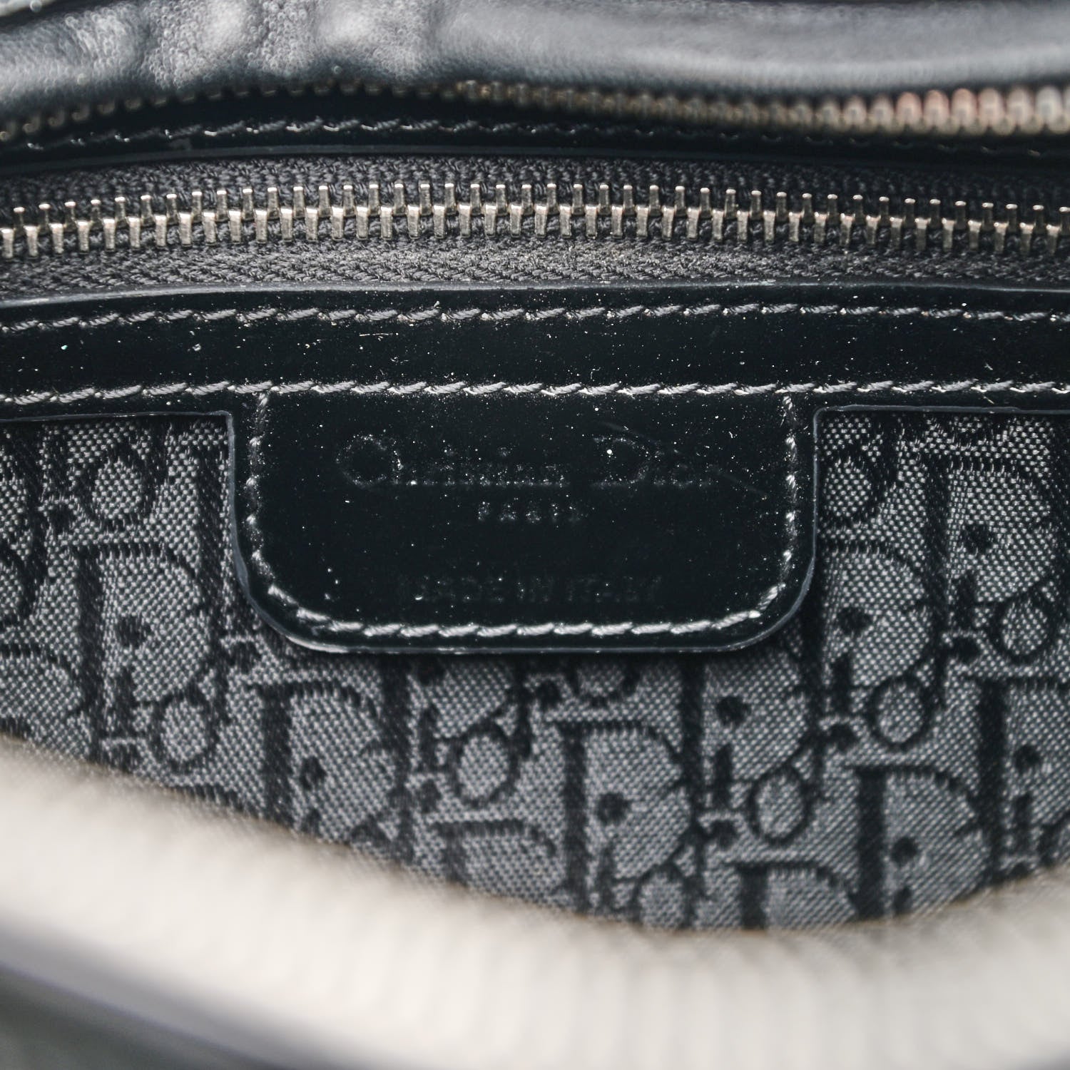 Christian Dior Patent Cannage Large Lady Dior Black 6 of 12