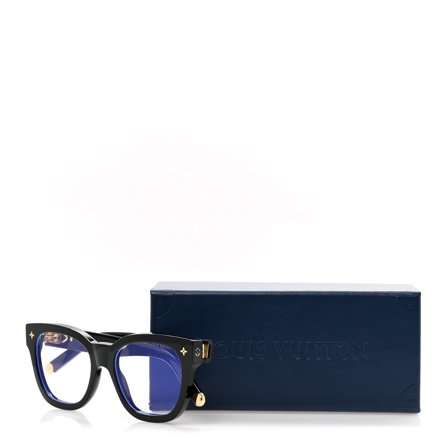 Acetate My Monogram Anti-Blue Light Sunglasses Z1633W Black