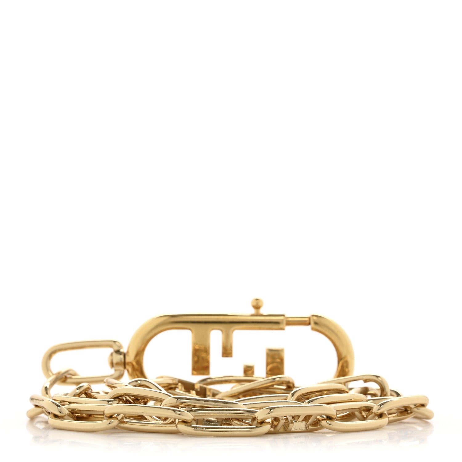 Fendi Metal O'Lock Strap You Gold 2 of 4