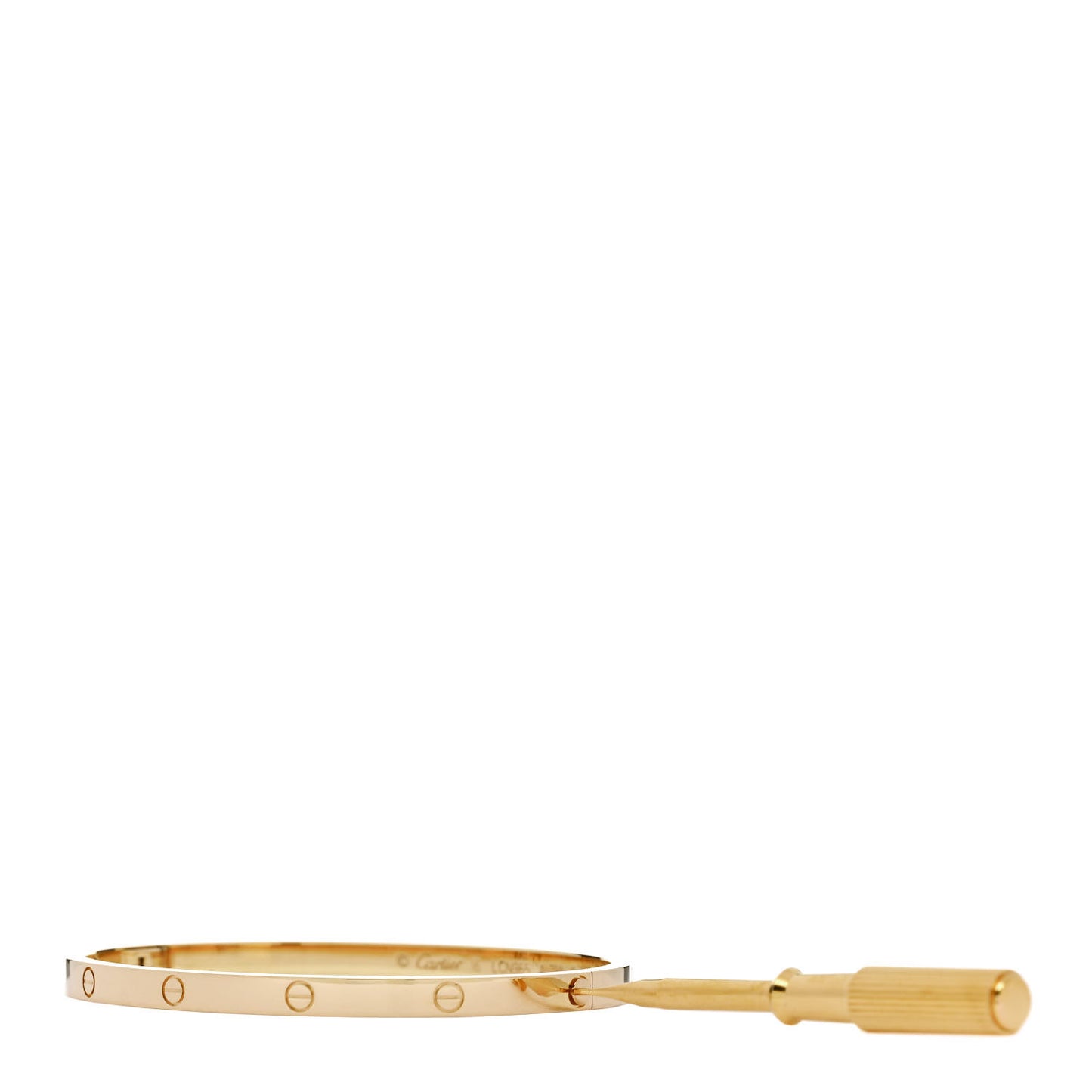 18K Yellow Gold Small LOVE Bracelet 16