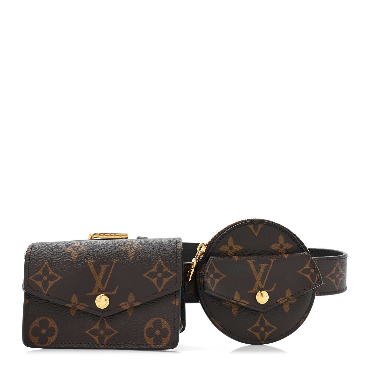 Louis Vuitton Monogram 30mm Daily Multi Pocket Belt 80 32 1 of 8