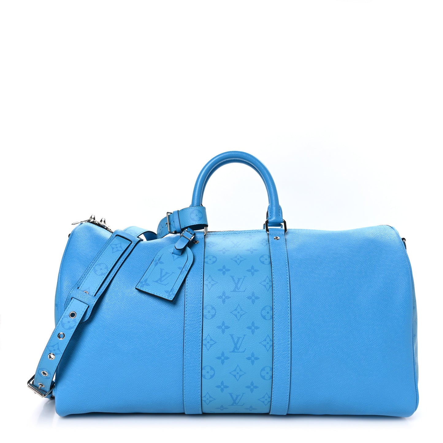 LOUIS VUITTON Taigarama Keepall Bandouliere 50 Blue Lagoon