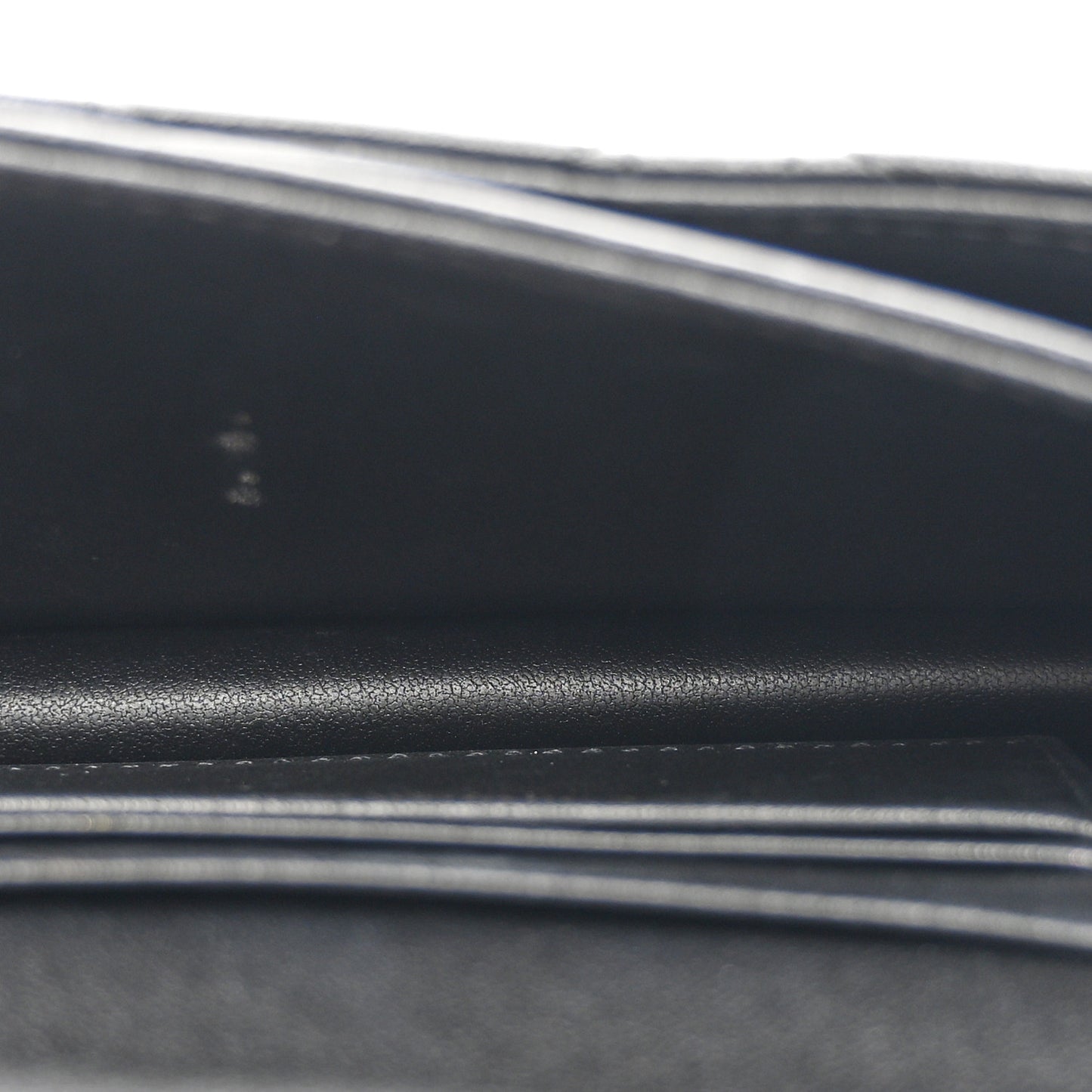 Lambskin Cannage Miss Dior Chain Pouch Black