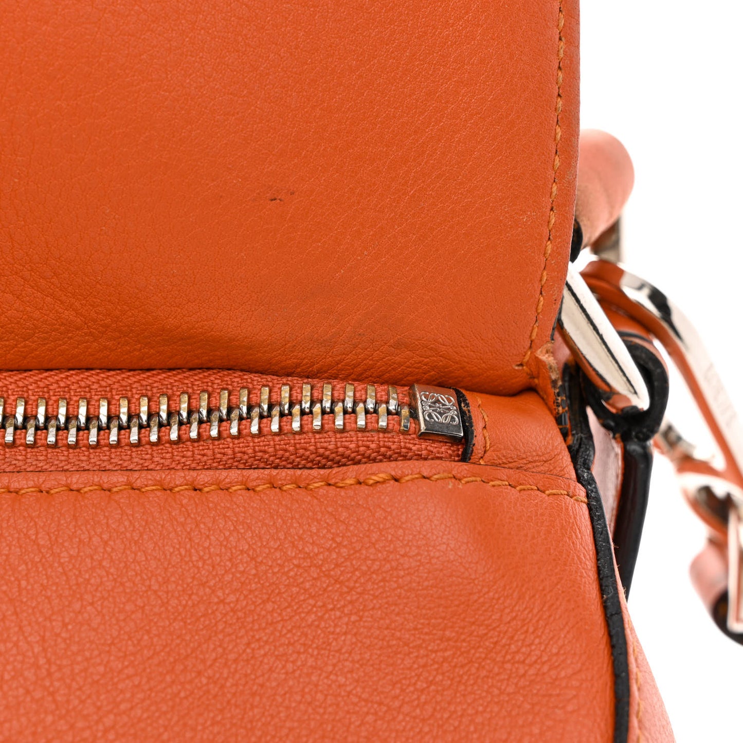 Calfskin Medium Puzzle Bag Orange