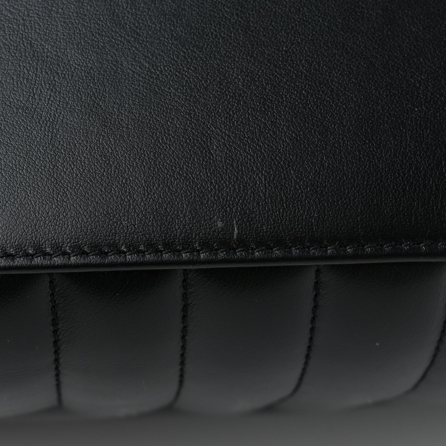 Calfskin Y Quilted Monogram Medium Loulou Chain Satchel Black