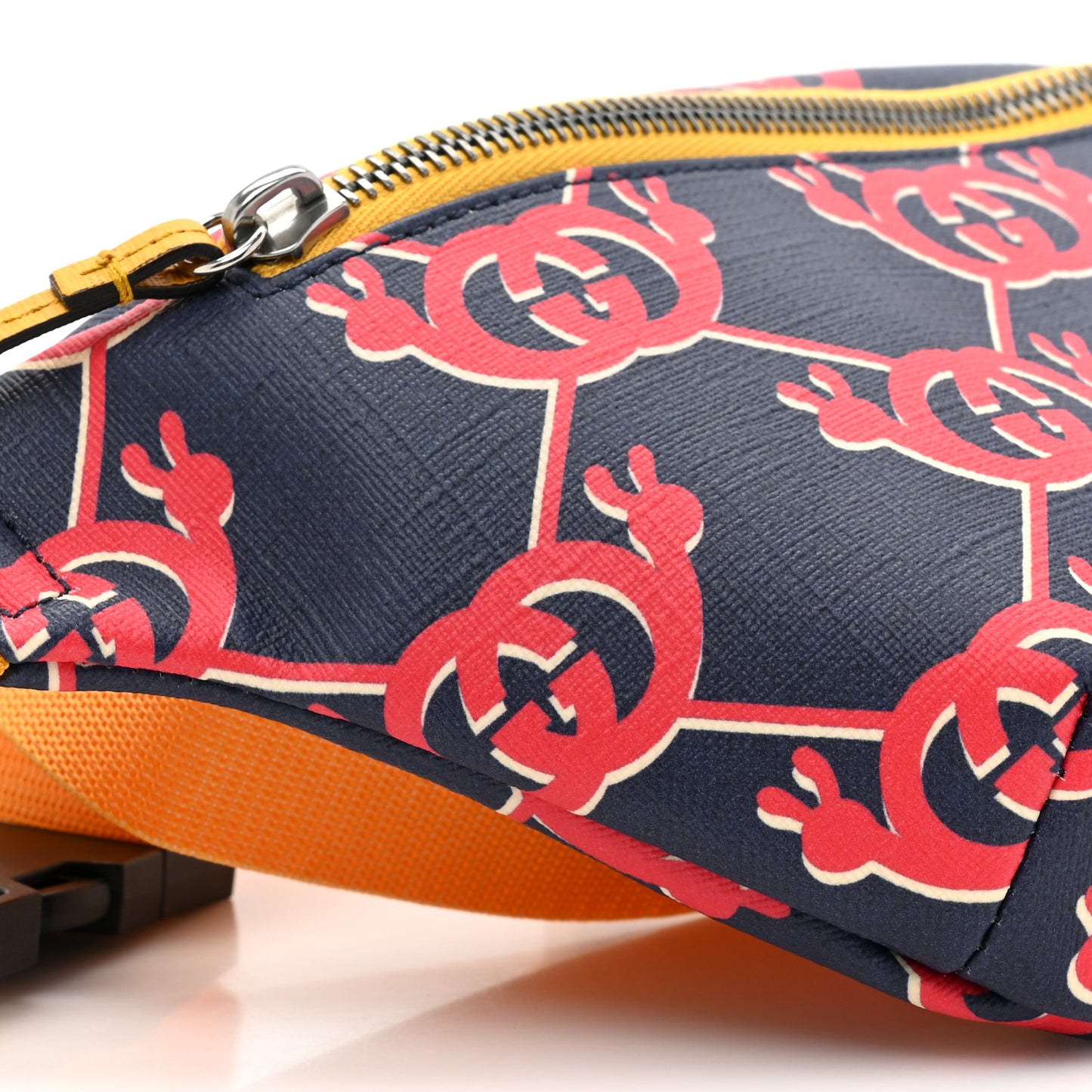 Coated Canvas Interlocking G Snail Childrens Belt Bag Blue