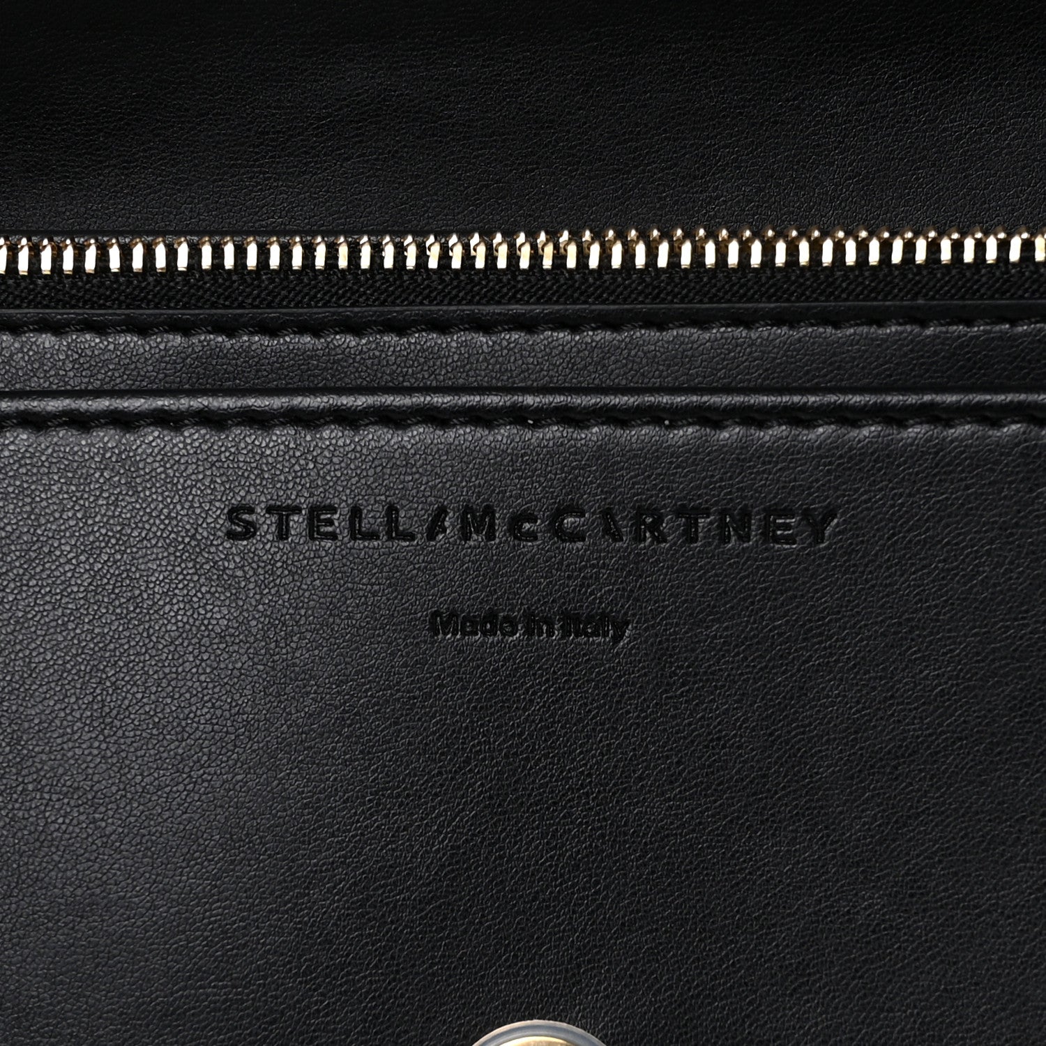 Stella McCartney Eco Alter Nappa Perforated Logo Mini Crossbody Bag Black 5 of 7