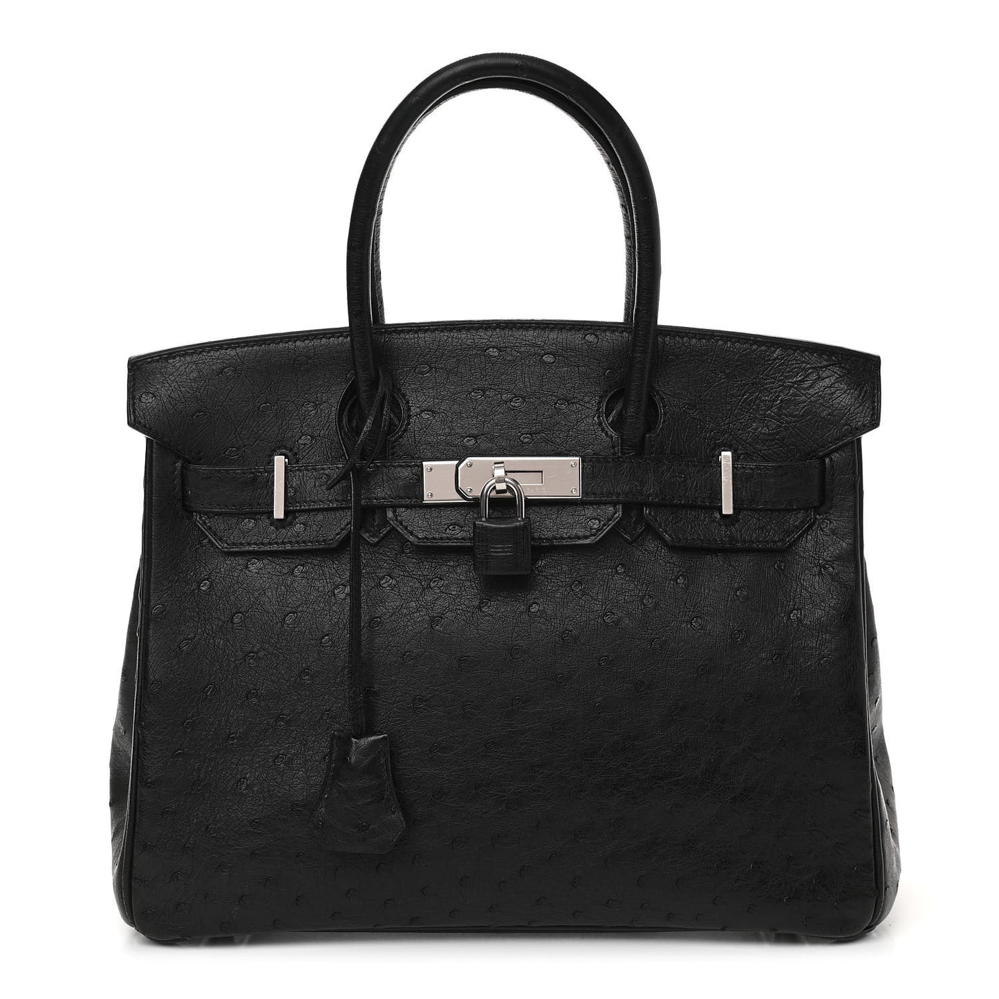 Ostrich Birkin 30 Black