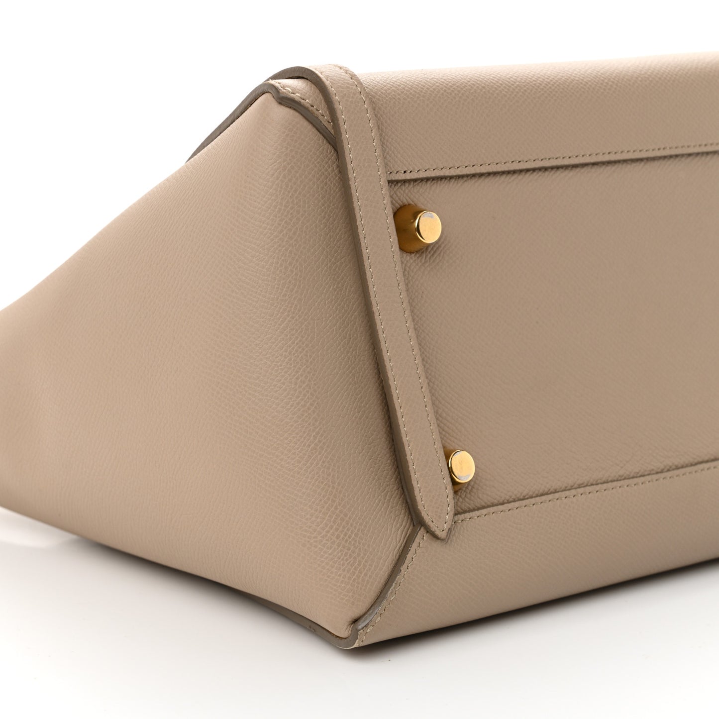 Grained Calfskin Mini Belt Bag Light Taupe