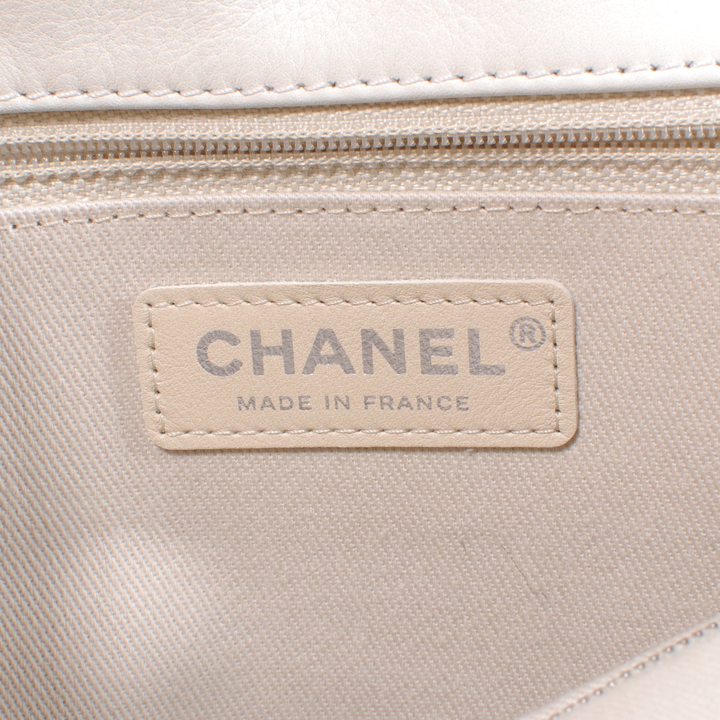 Calfskin Love Me Tender Flap Dark White