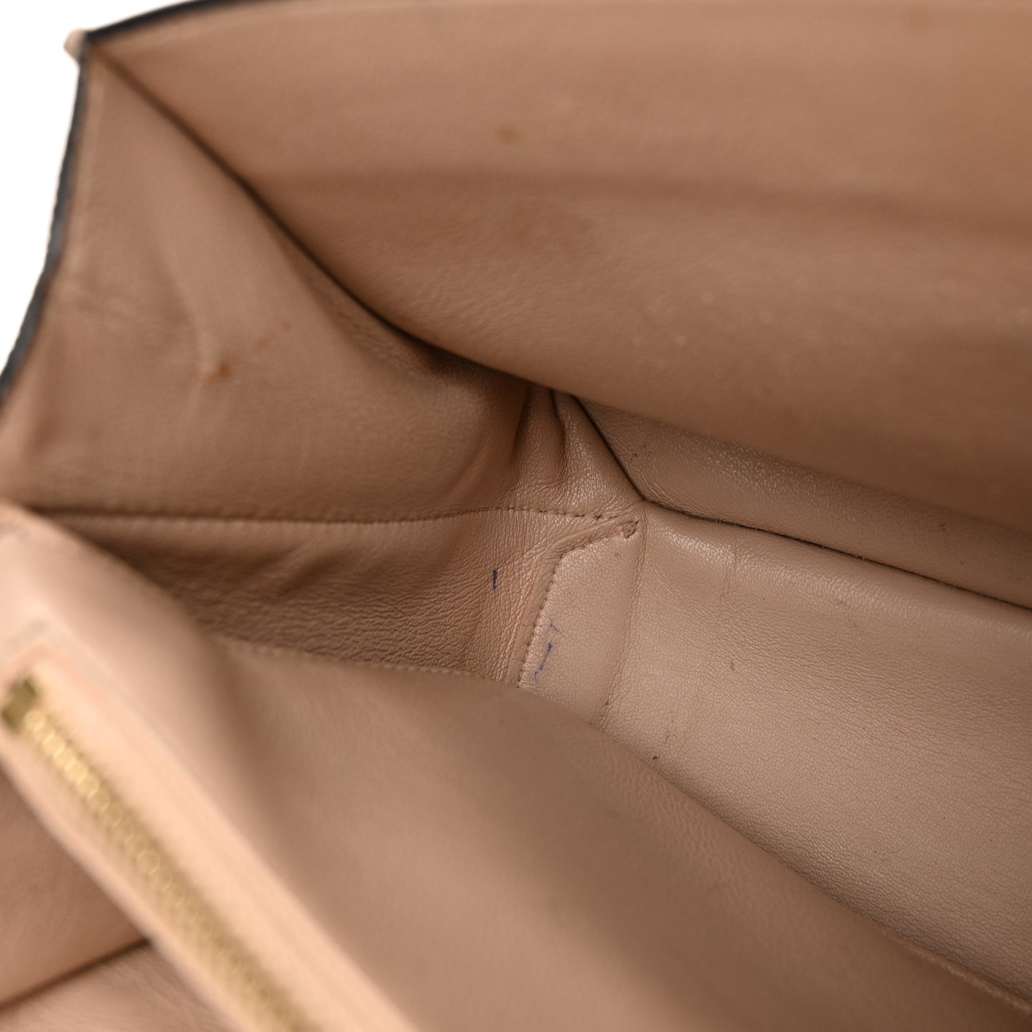 Goatskin Medium Mily Shoulder Bag Biscotti Beige