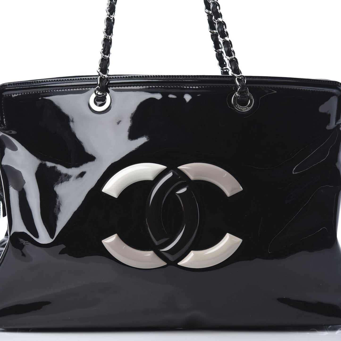 Vinyl XL Lipstick Tote Black