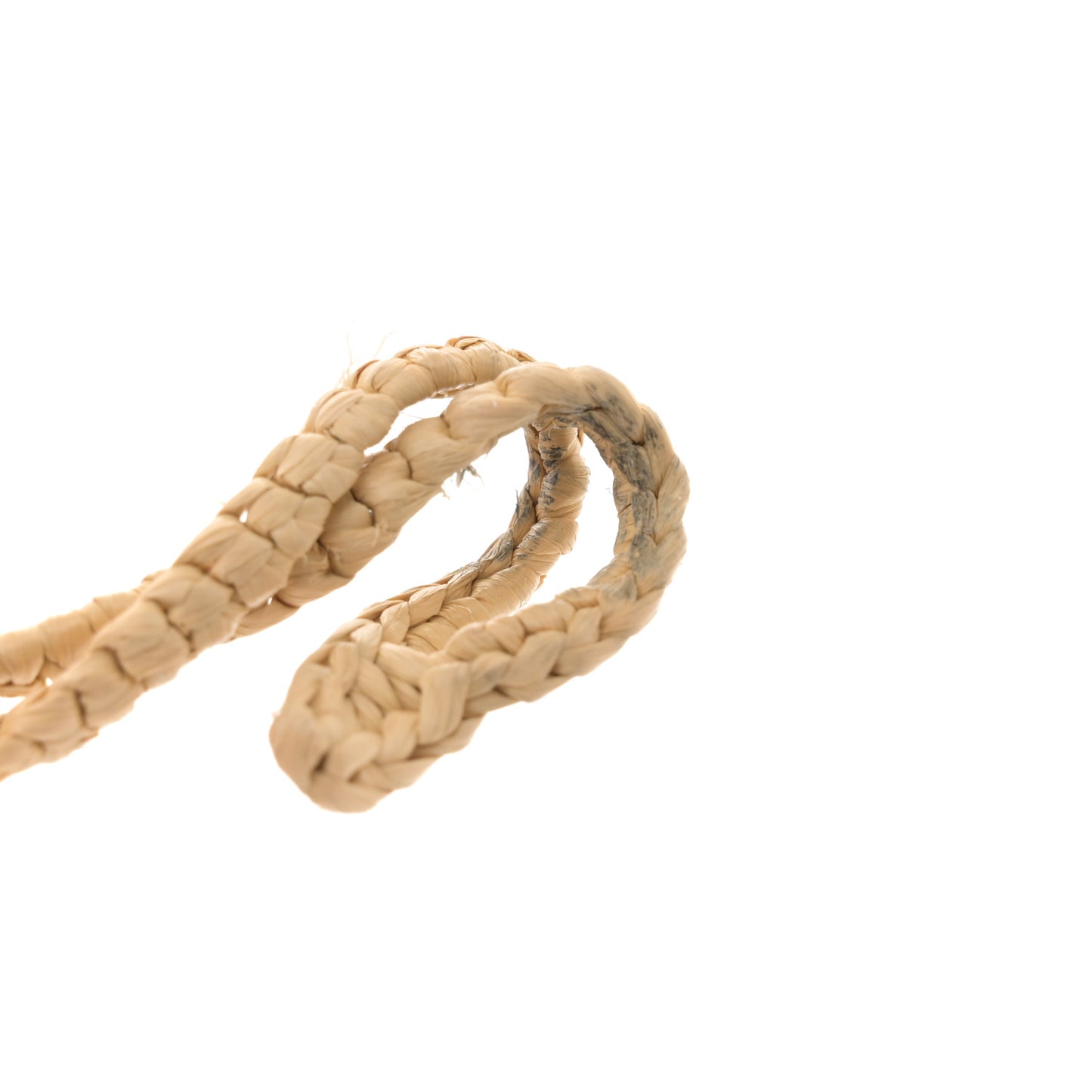 Yarn Raffia Effect Crochet Mini Re-Edition 2000 Shoulder Bag Naturale